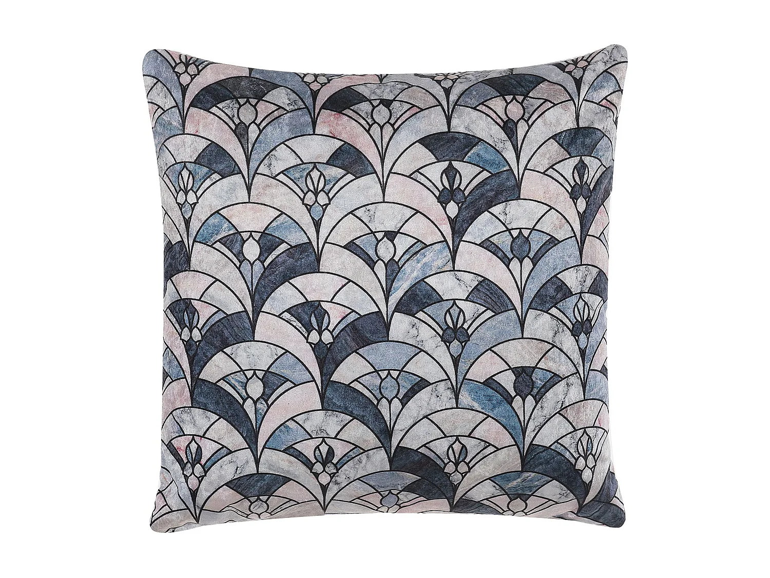 Cuscino decorativo KOODAL 45 x 45 cm Multicolore Trama geometrica