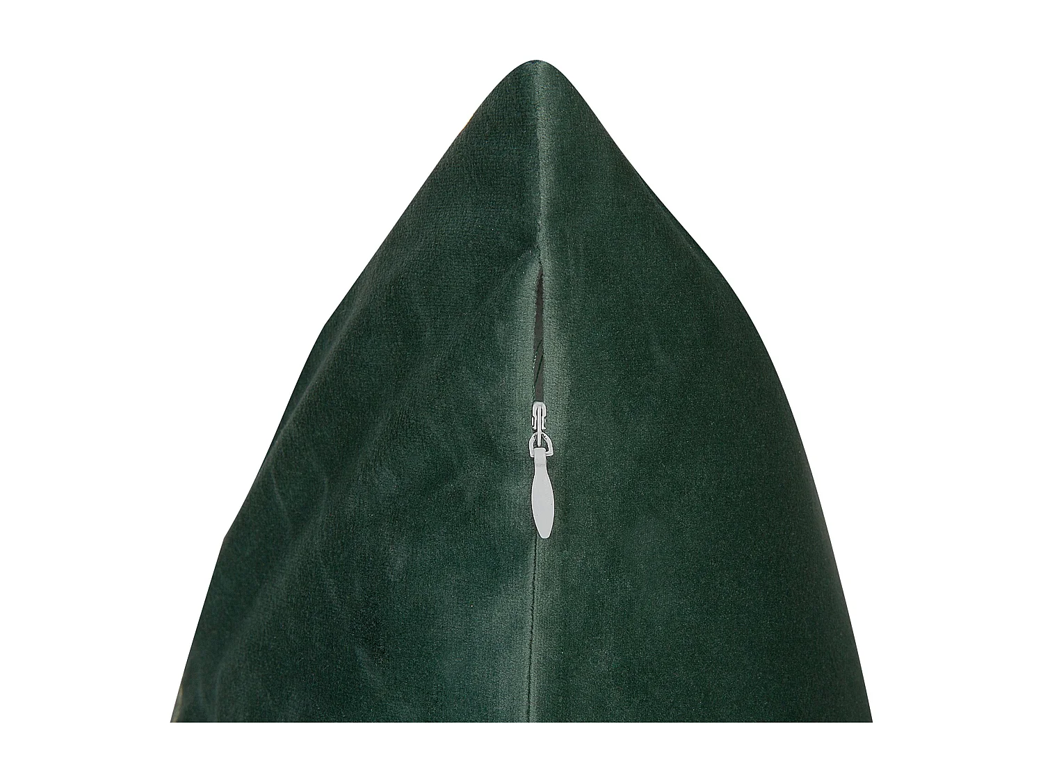 Lot de 2 coussins décoratifs BLITZEN Velours 45 x 45 cm Vert foncé Motif de Noël