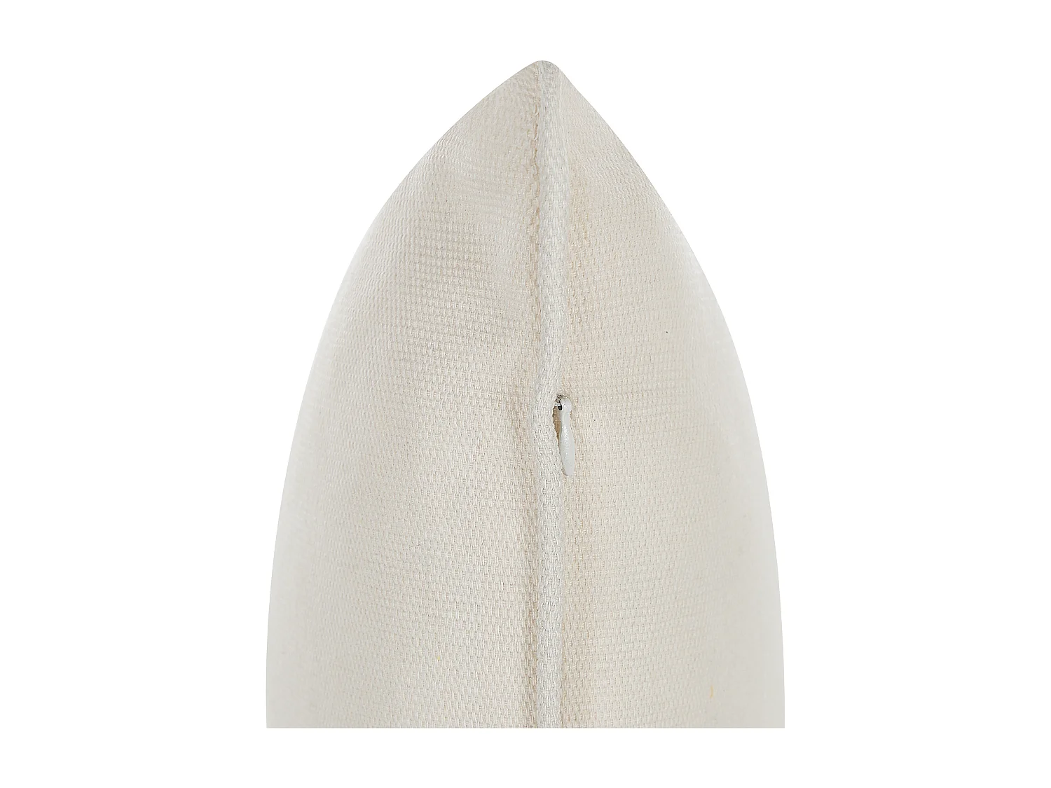 Lot de 2 coussins décoratifs HELIOTROPE 45 x 45 cm Blanc Unicolore