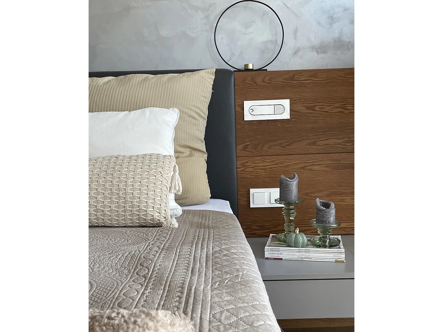Lot de 2 coussins décoratifs HELIOTROPE 45 x 45 cm Blanc Unicolore