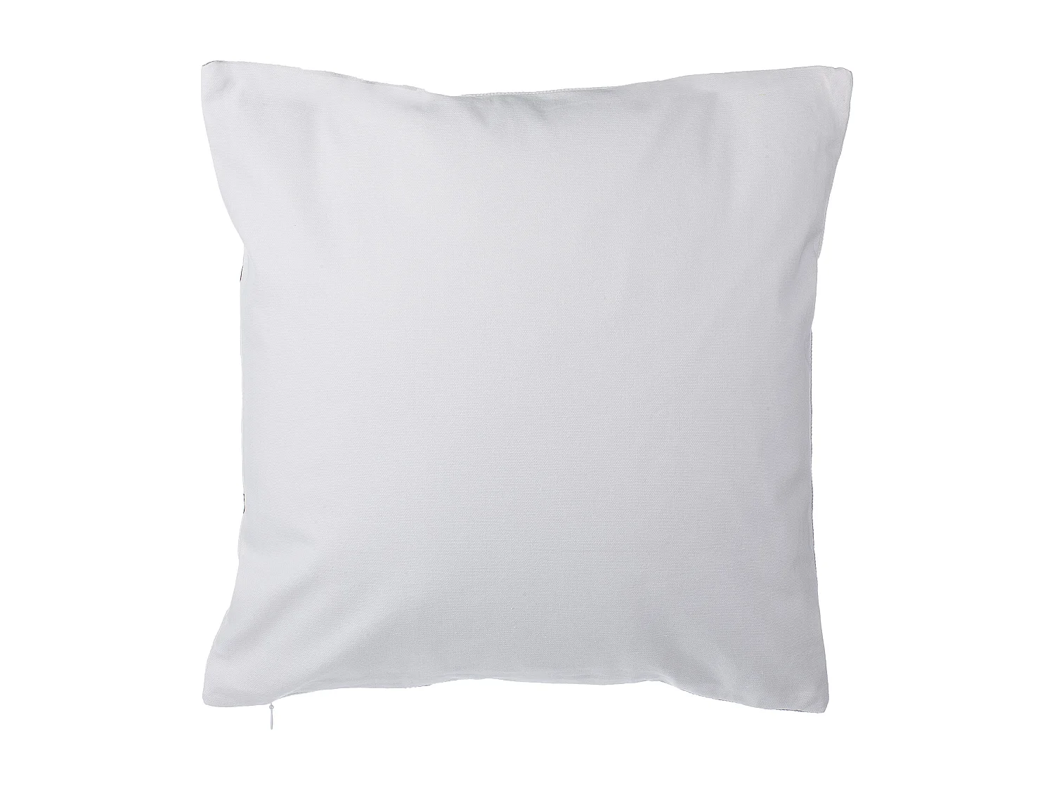 Dekokissen 2er Set 45 x 45 cm Baumwolle mit Ornamenten Blumen weiß/blau Nemesia