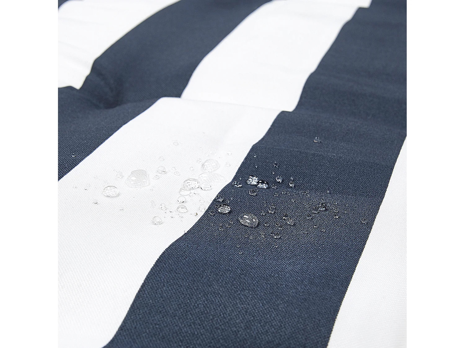 Auflage für Gartenliege CESANA marineblau gestreift 192 x 56 x 5 cm