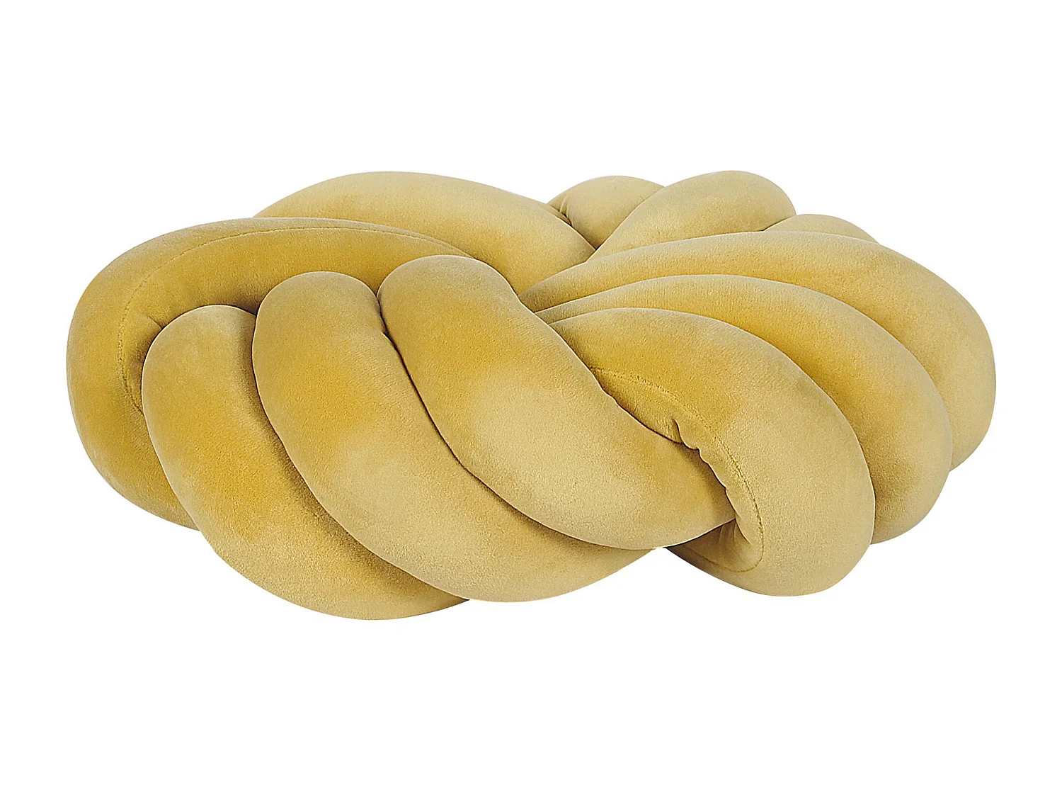 Cuscino decorativo AKOLA Velluto 30 x 30 cm Senape Tinta unita