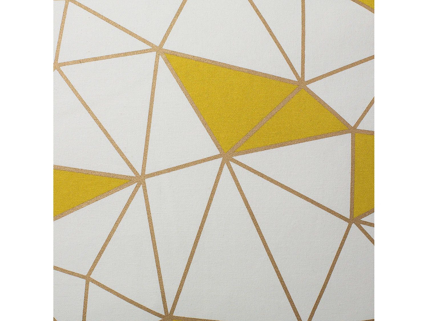 Zestaw 2 poduszek dekoracyjnych CLARKIA Bawełna 45 x 45 cm Żółty Wzór geometryczny