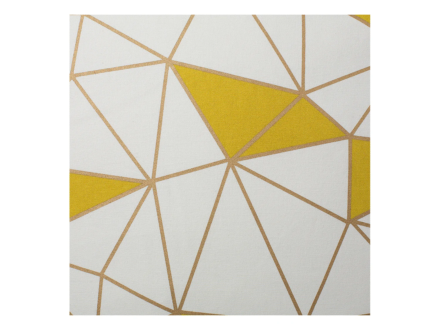 Lot de 2 coussins décoratifs CLARKIA Coton 45 x 45 cm Jaune Motif géométrique