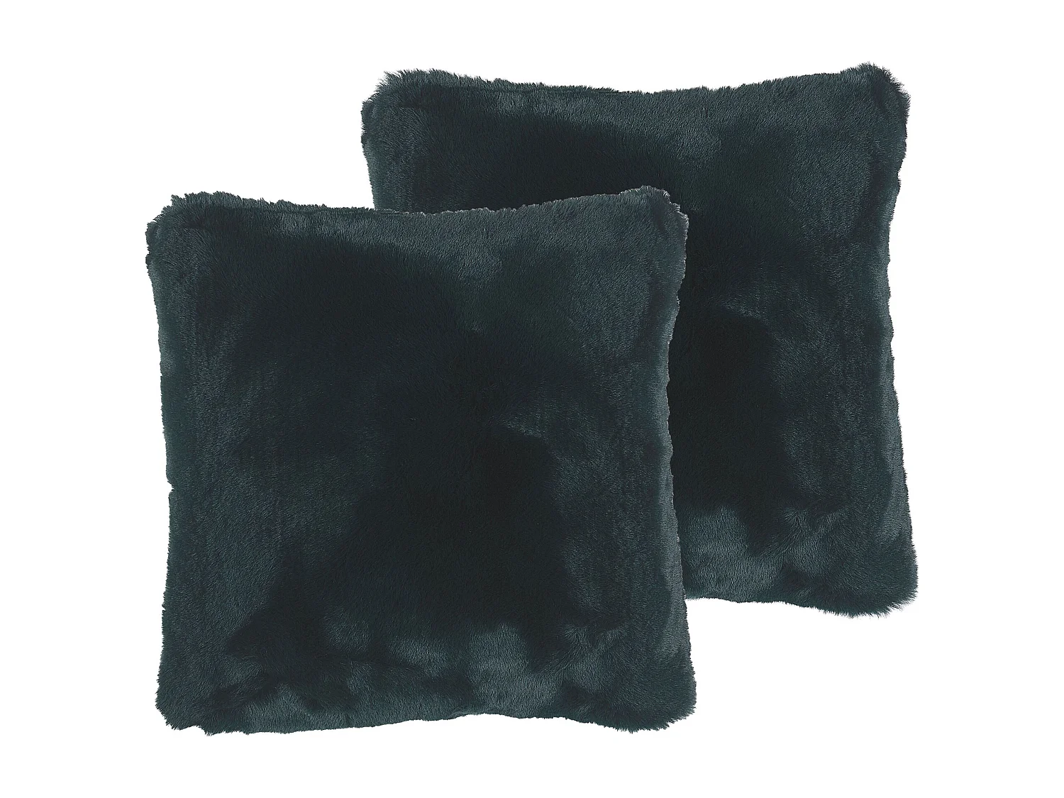 Set van 2 kussens TANDUR Bouclé 42 x 42 cm Monochroom Donkergroen