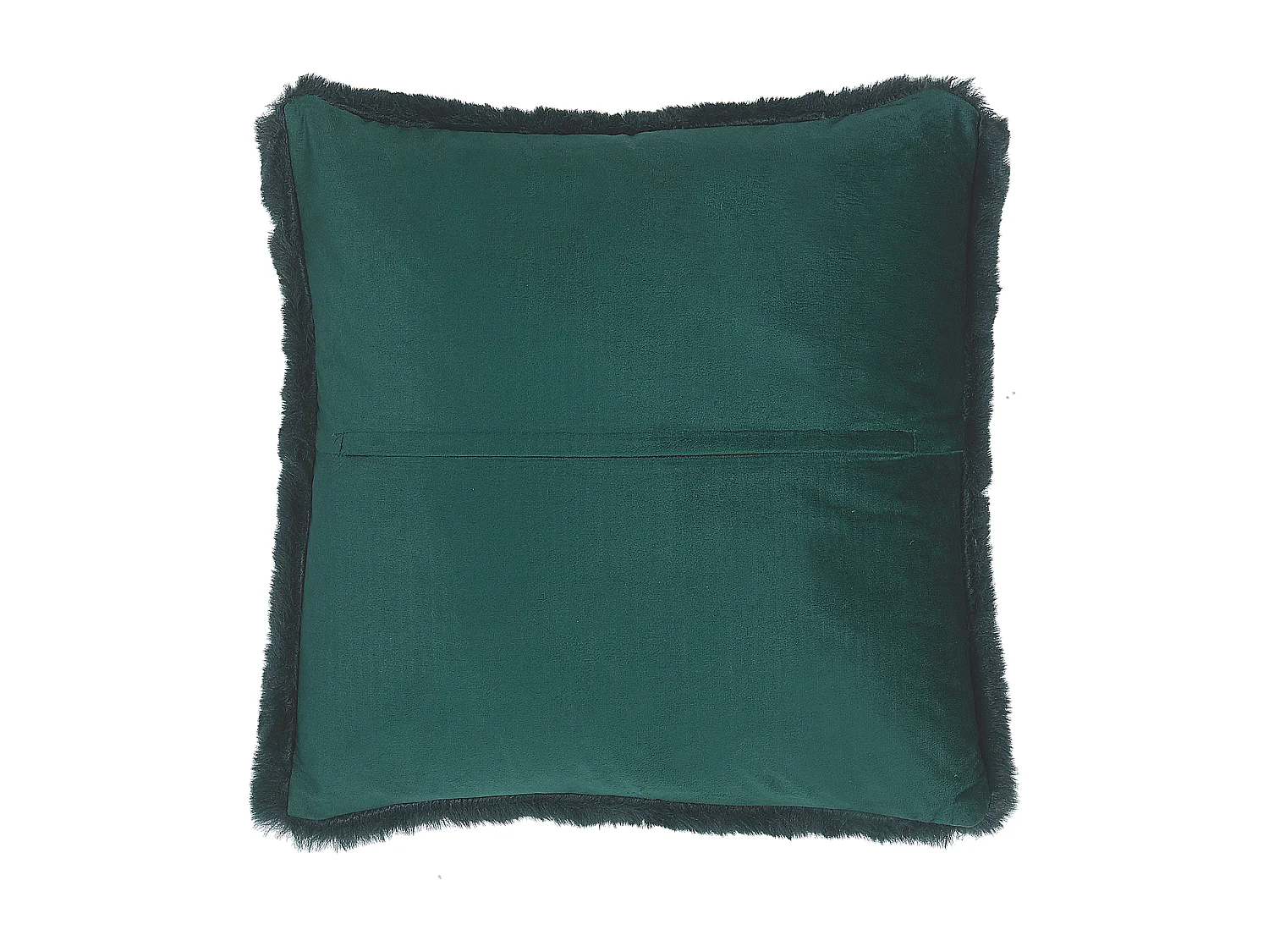 Set van 2 kussens TANDUR Bouclé 42 x 42 cm Monochroom Donkergroen