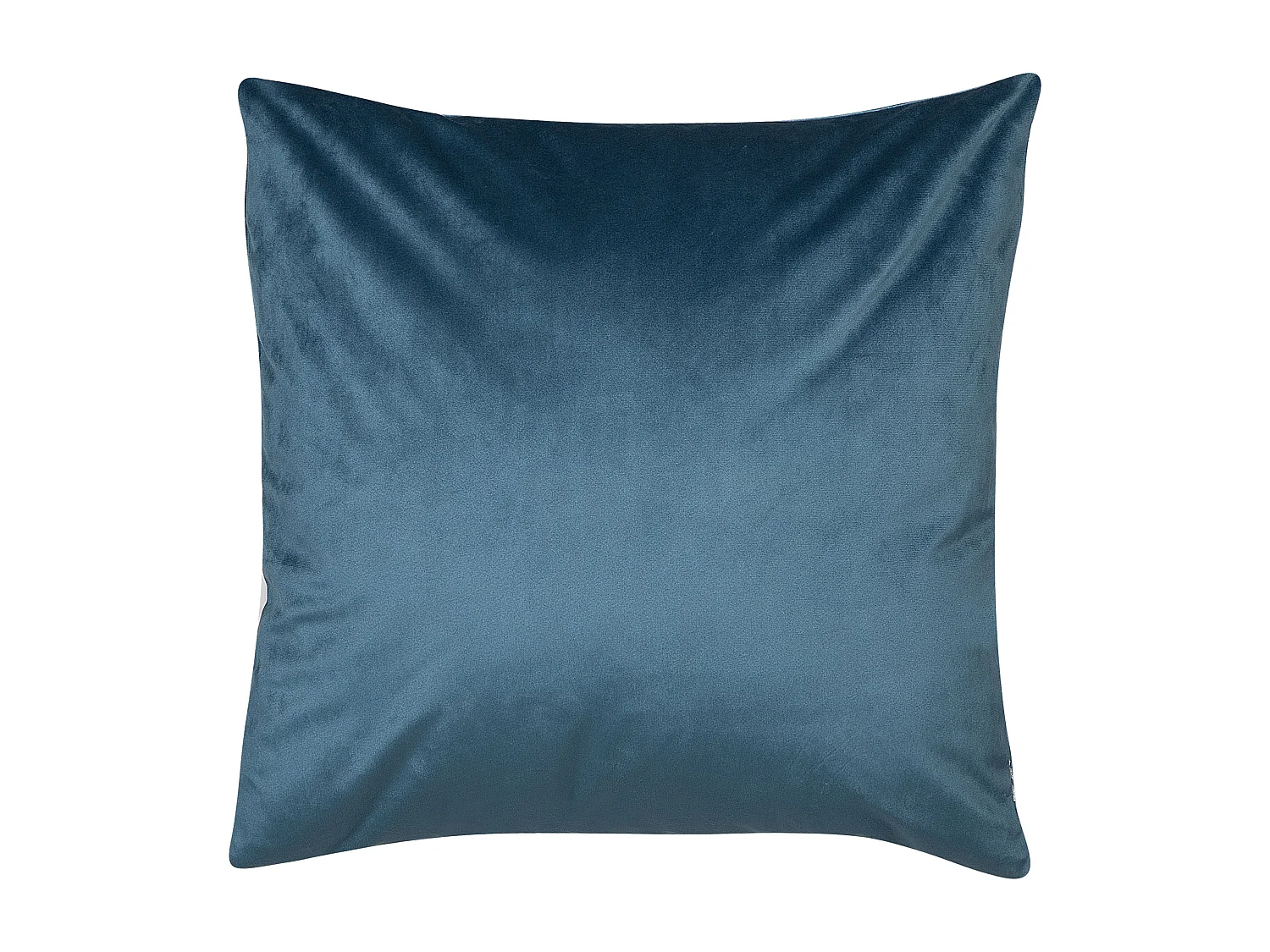 Lot de 2 coussins décoratifs BLUEBELL Velours 45 x 45 cm Bleu Motif animal