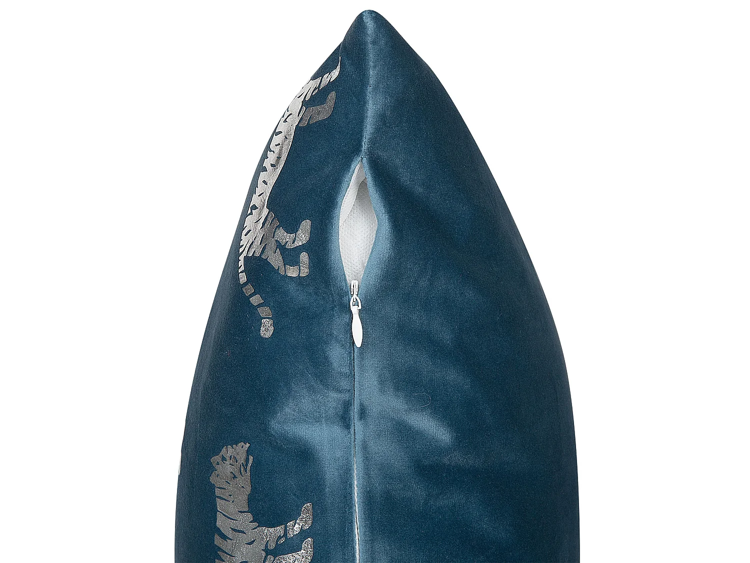 Set van 2 decoratieve kussens BLUEBELL Fluweel 45 x 45 cm Blauw Dierenprint