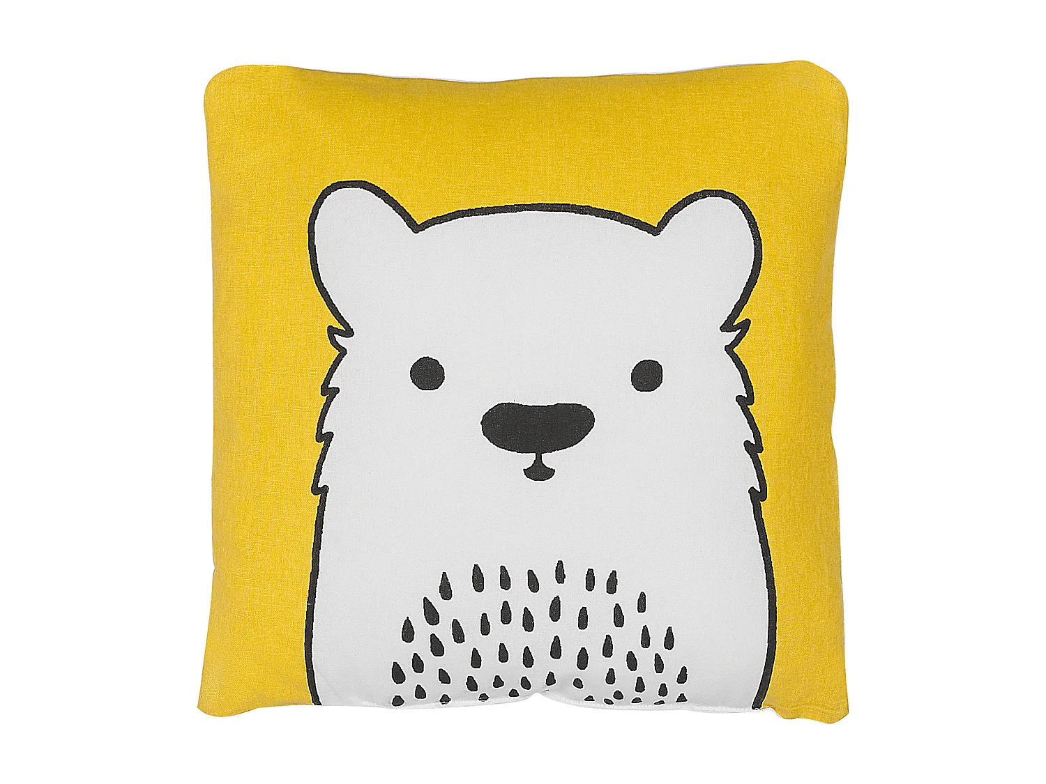 Lot de 2 coussins décoratifs WARANASI Coton 45 x 45 cm Jaune