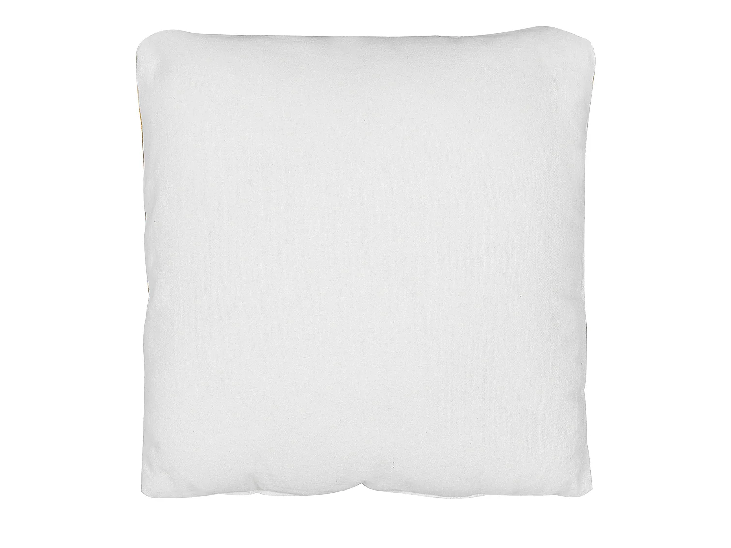 Lot de 2 coussins avec motif ours 45 x 45 cm jaune et blanc WARANASI
