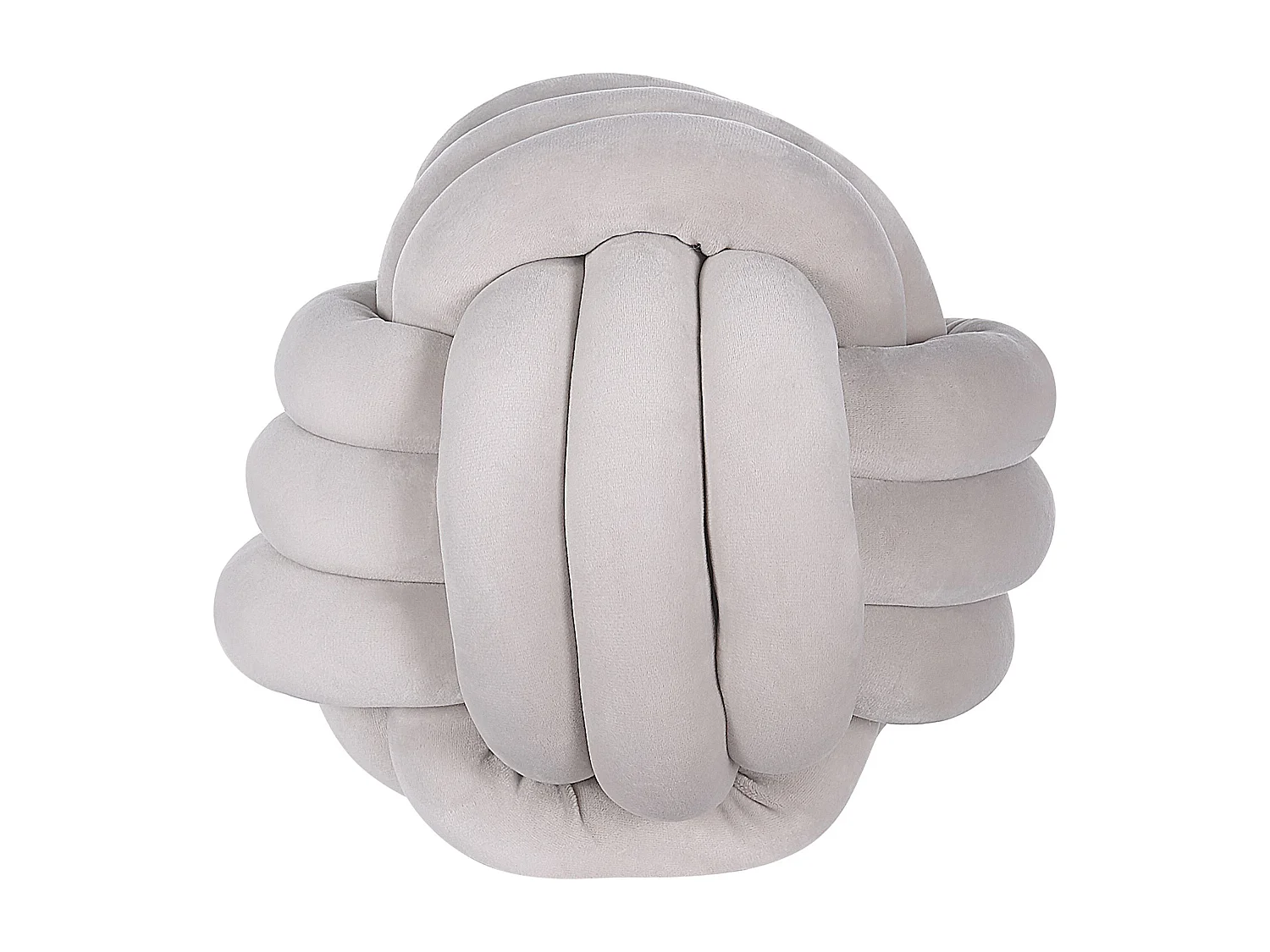 Cojín decorativo MALNI Terciopelo 30 x 30 cm Gris claro Liso