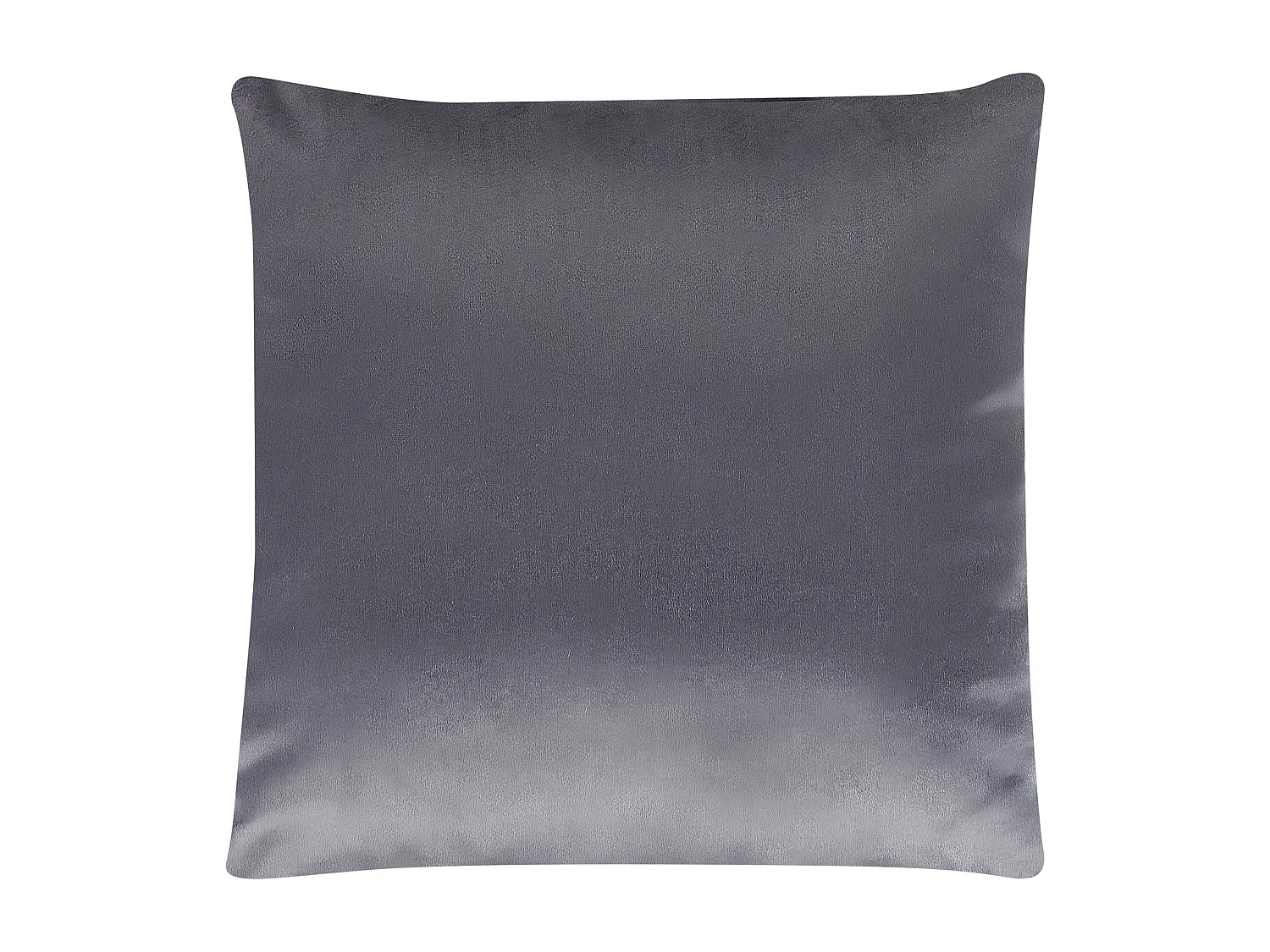 Lot de 2 coussins décoratifs ASPIDISTRA Velours 45 x 45 cm Gris Motif géométrique