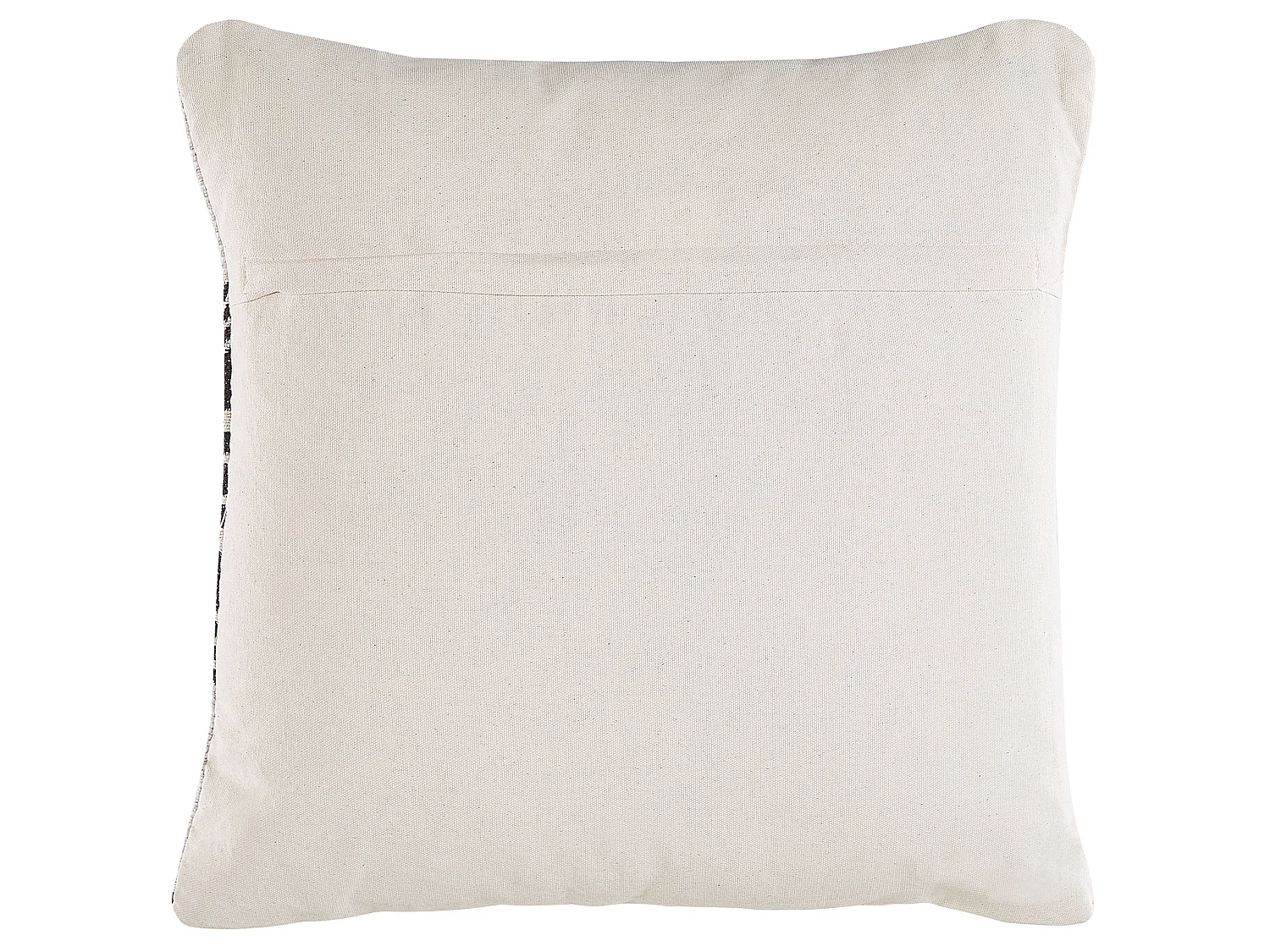 Lot de 2 coussins décoratifs CARDAK Coton 45 x 45 cm Noir/blanc Motif géométrique
