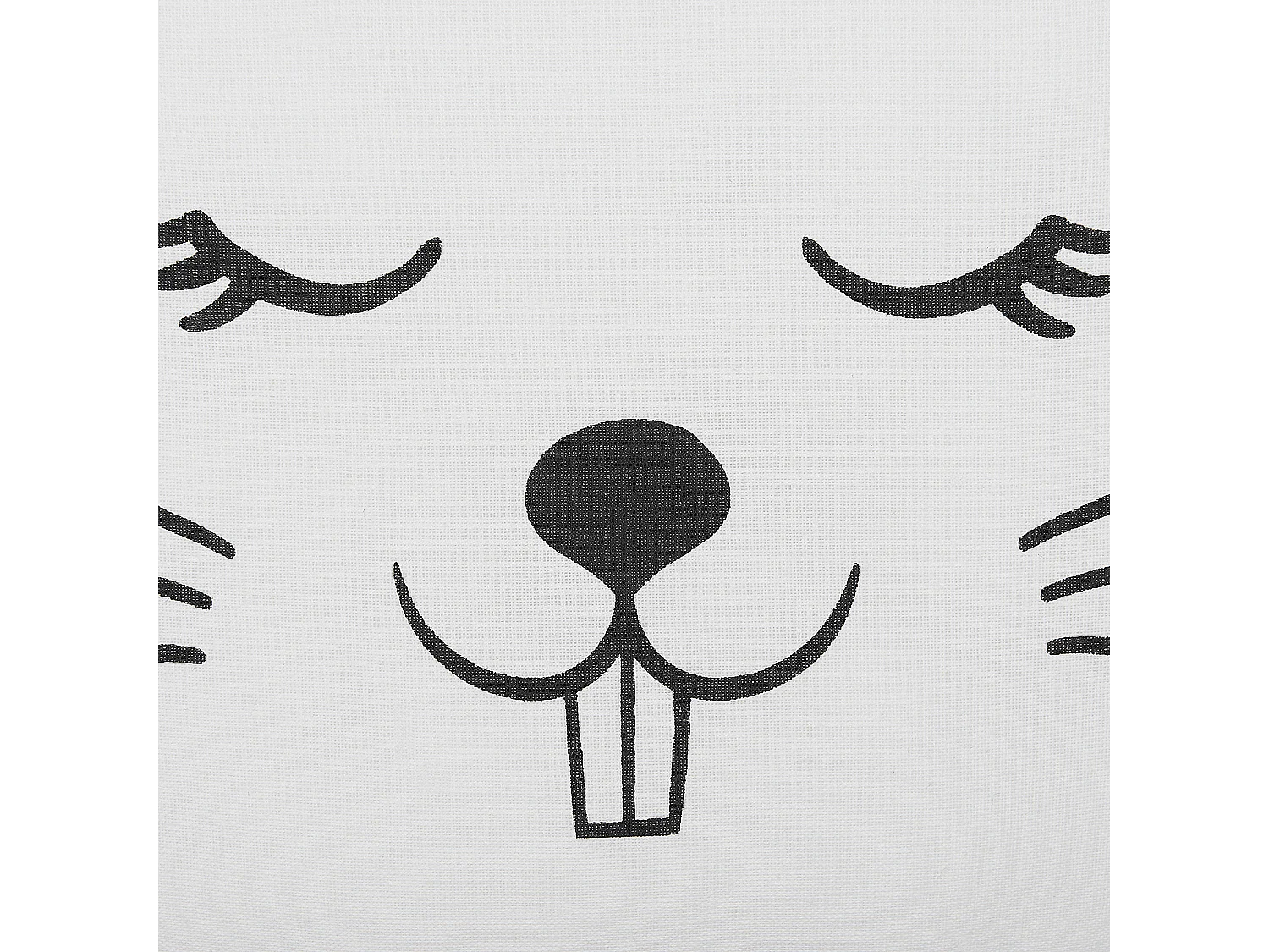 Lot de 2 coussins décoratifs KANPUR Coton 53 x 43 cm Blanc Lièvre