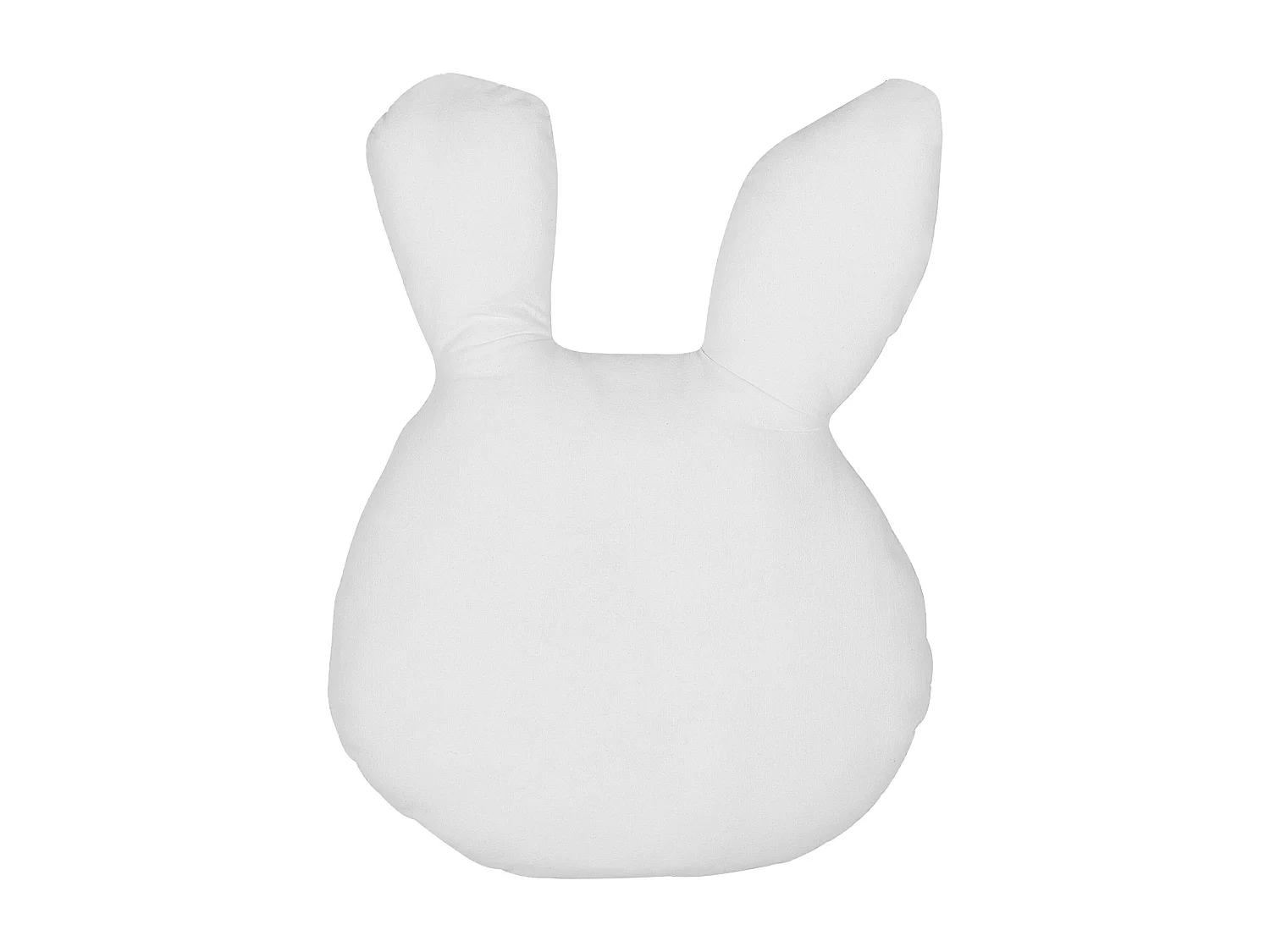 Lot de 2 coussins décoratifs KANPUR Coton 53 x 43 cm Blanc Lièvre