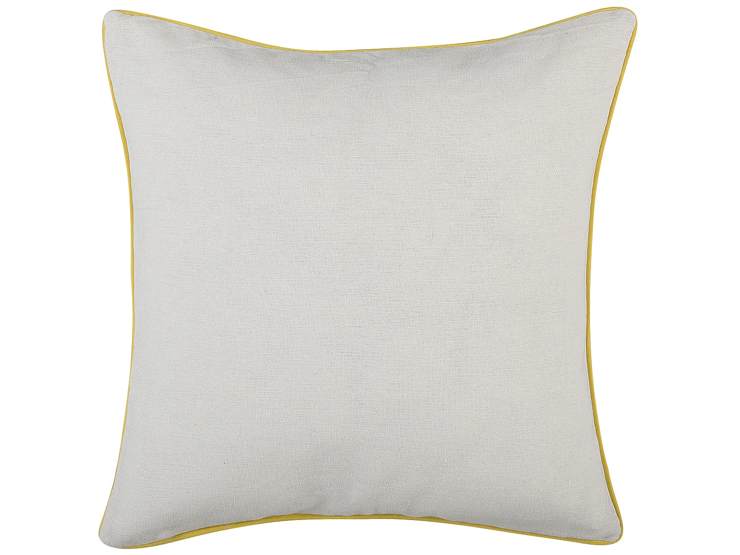Lot de 2 coussins décoratifs CANDYTUFT 45 x 45 cm Jaune Motif de plante