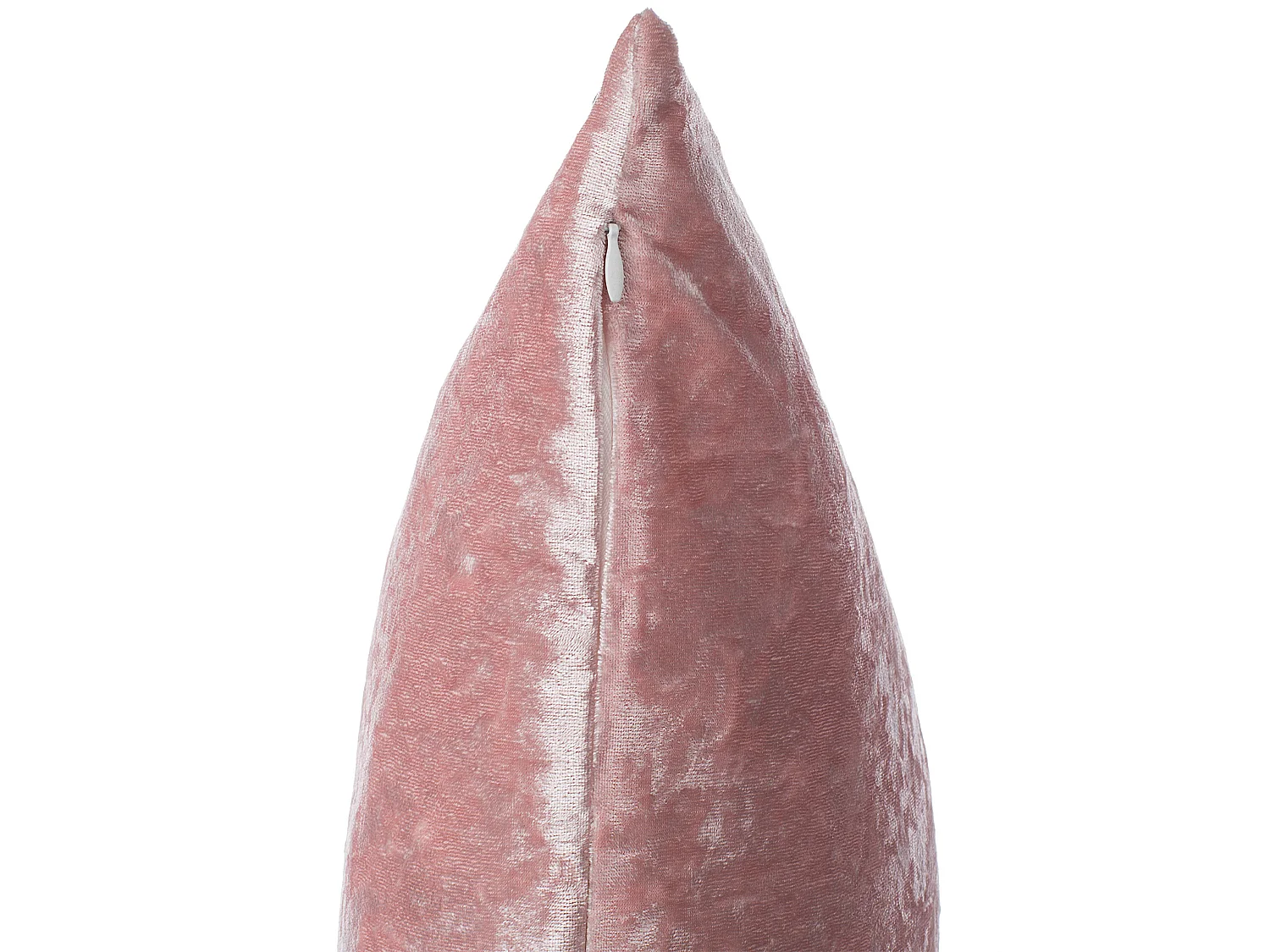 Lot de 2 coussins décoratifs HOSTA Velours 45 x 45 cm Rose Unicolore