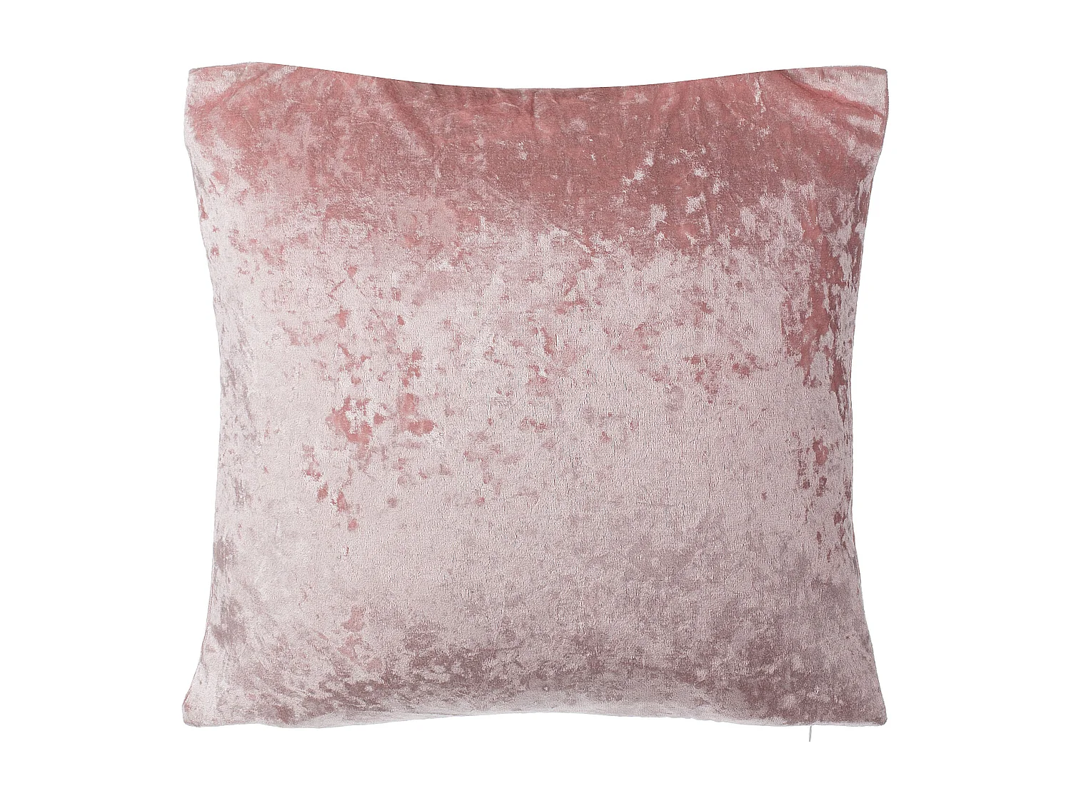 Lot de 2 coussins décoratifs HOSTA Velours 45 x 45 cm Rose Unicolore