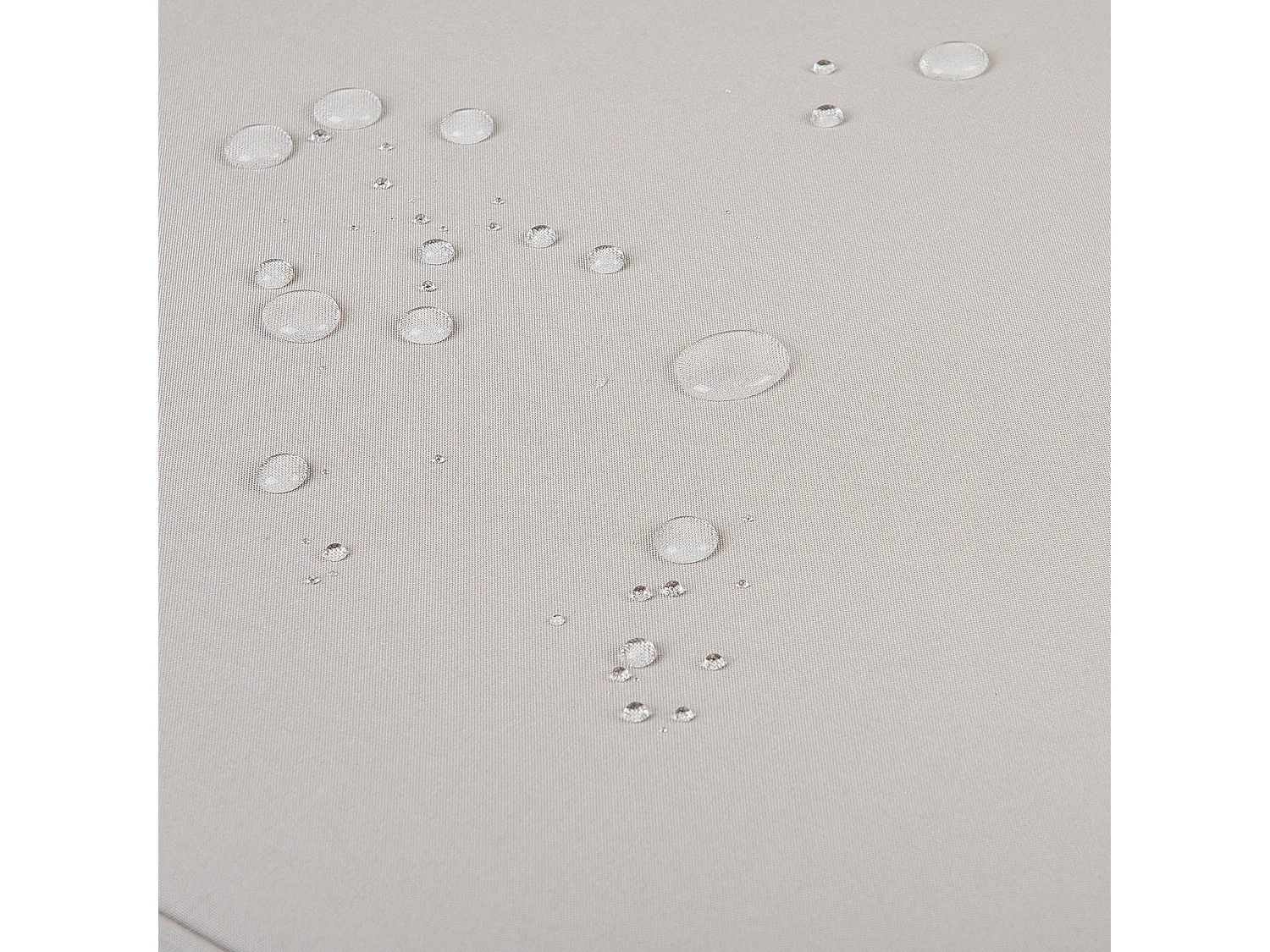 Set van 8 tuinzitkussens SASSARI 46 x 46 cm Taupe