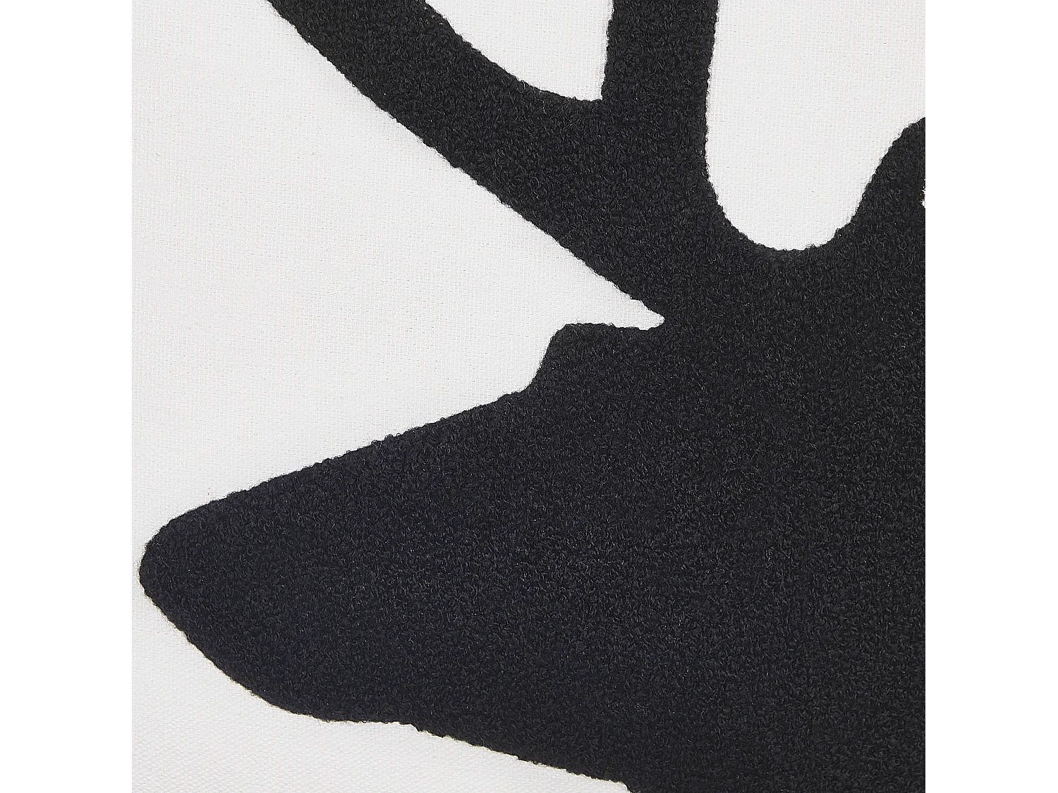 Lot de 2 coussins décoratifs SHADRACK Coton 45 x 45 cm Blanc Motif de Noël