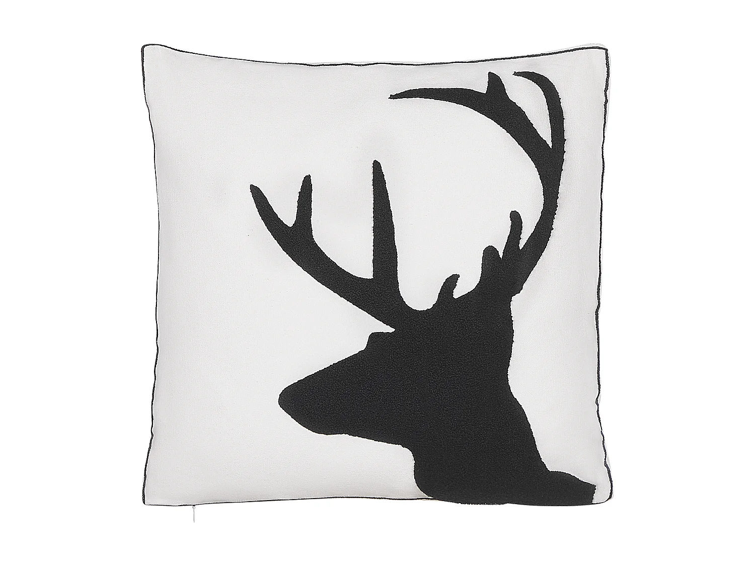 Lot de 2 coussins décoratifs SHADRACK Coton 45 x 45 cm Blanc Motif de Noël