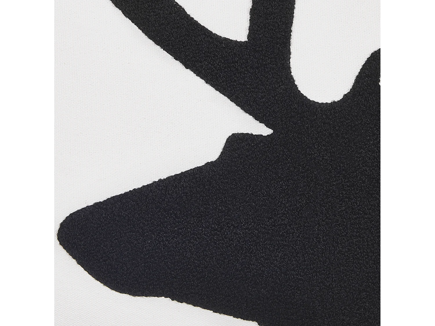 Lot de 2 coussins décoratifs SHADRACK Coton 45 x 45 cm Blanc Motif de Noël