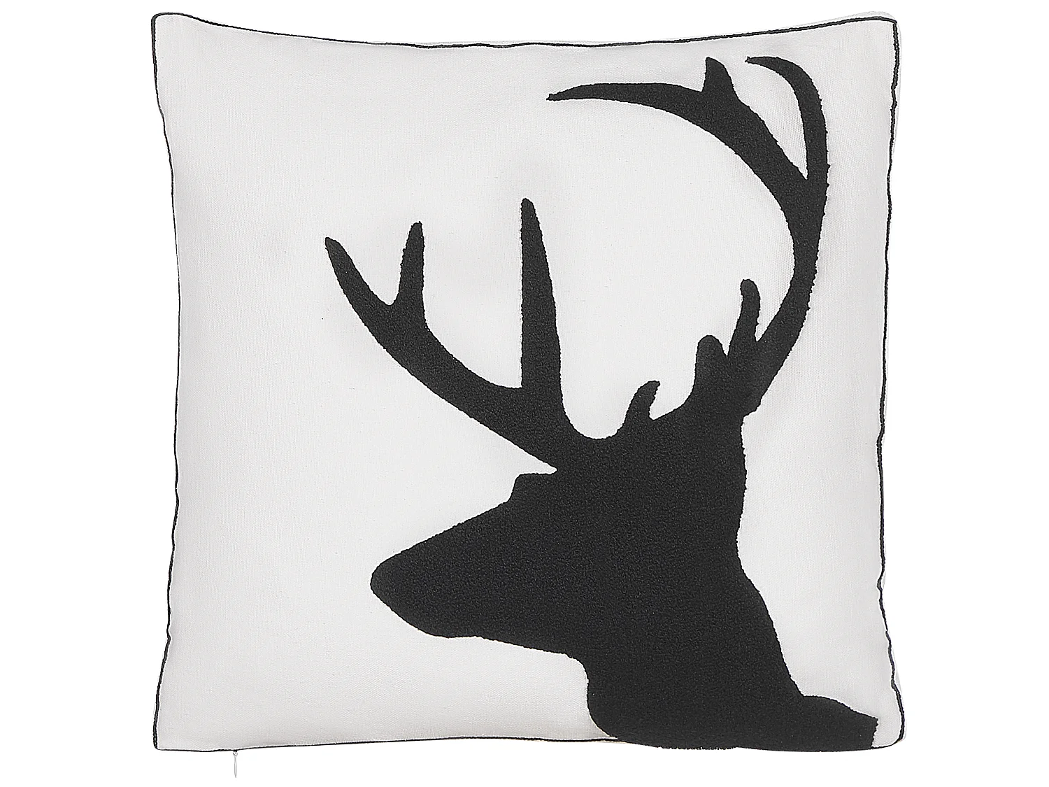 Conjunto de 2 almofadas decorativas SHADRACK Algodão 45 x 45 cm Branco Padrão natalicio