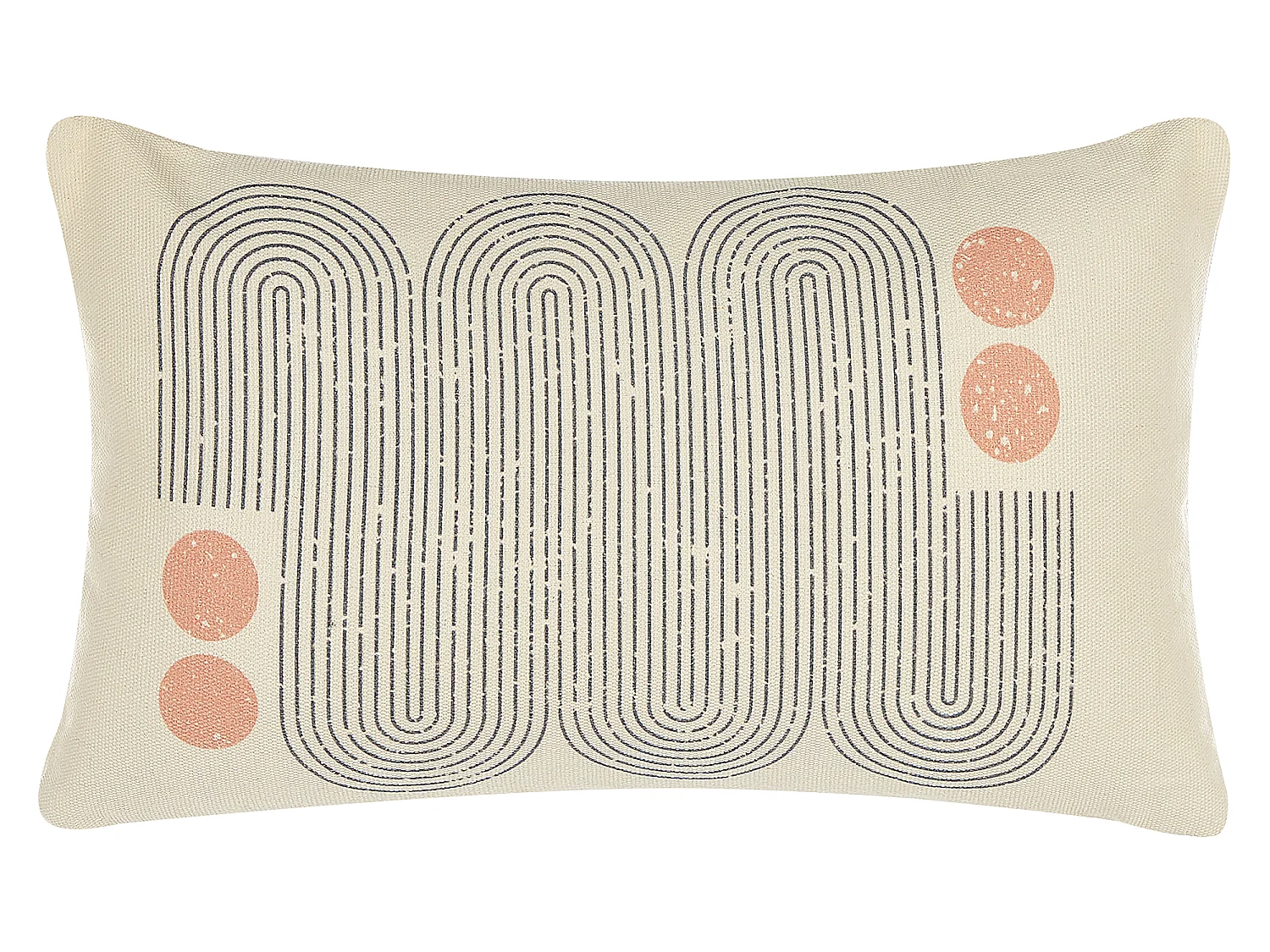 Set di 2 cuscini TIARELLA 30 x 50 cm Multicolore Trama geometrica