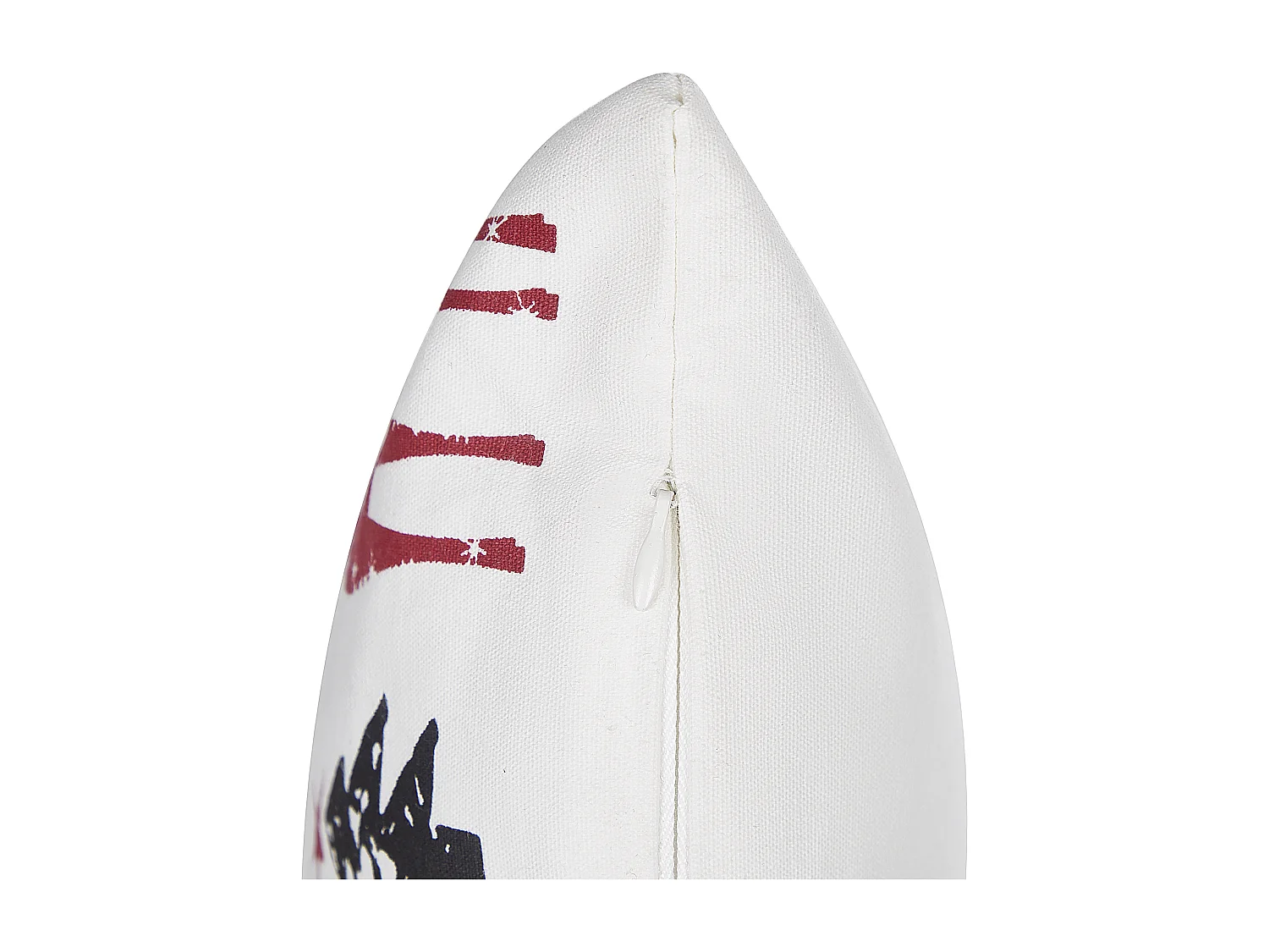 Lot de 2 coussins décoratifs ROBBIE 45 x 45 cm Rouge Motif de Noël