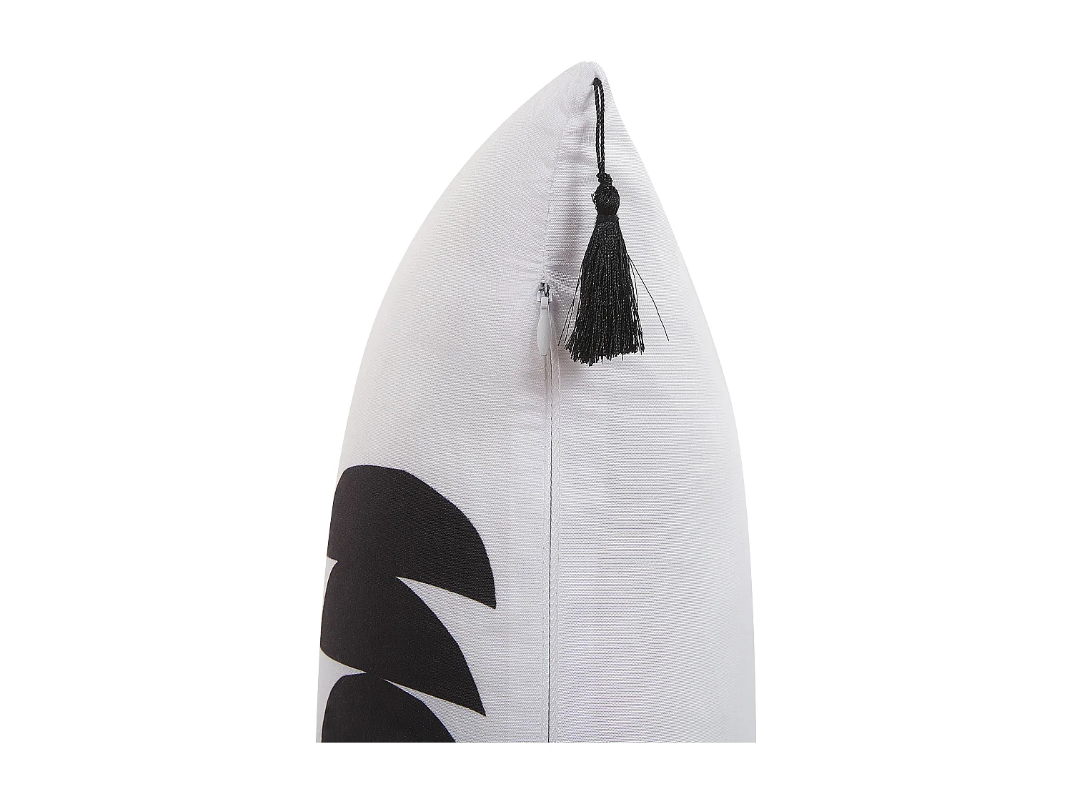 Zestaw 2 poduszek dekoracyjnych LIRIOPE 30 x 50 cm Czarny/ biały Wzór geometryczny