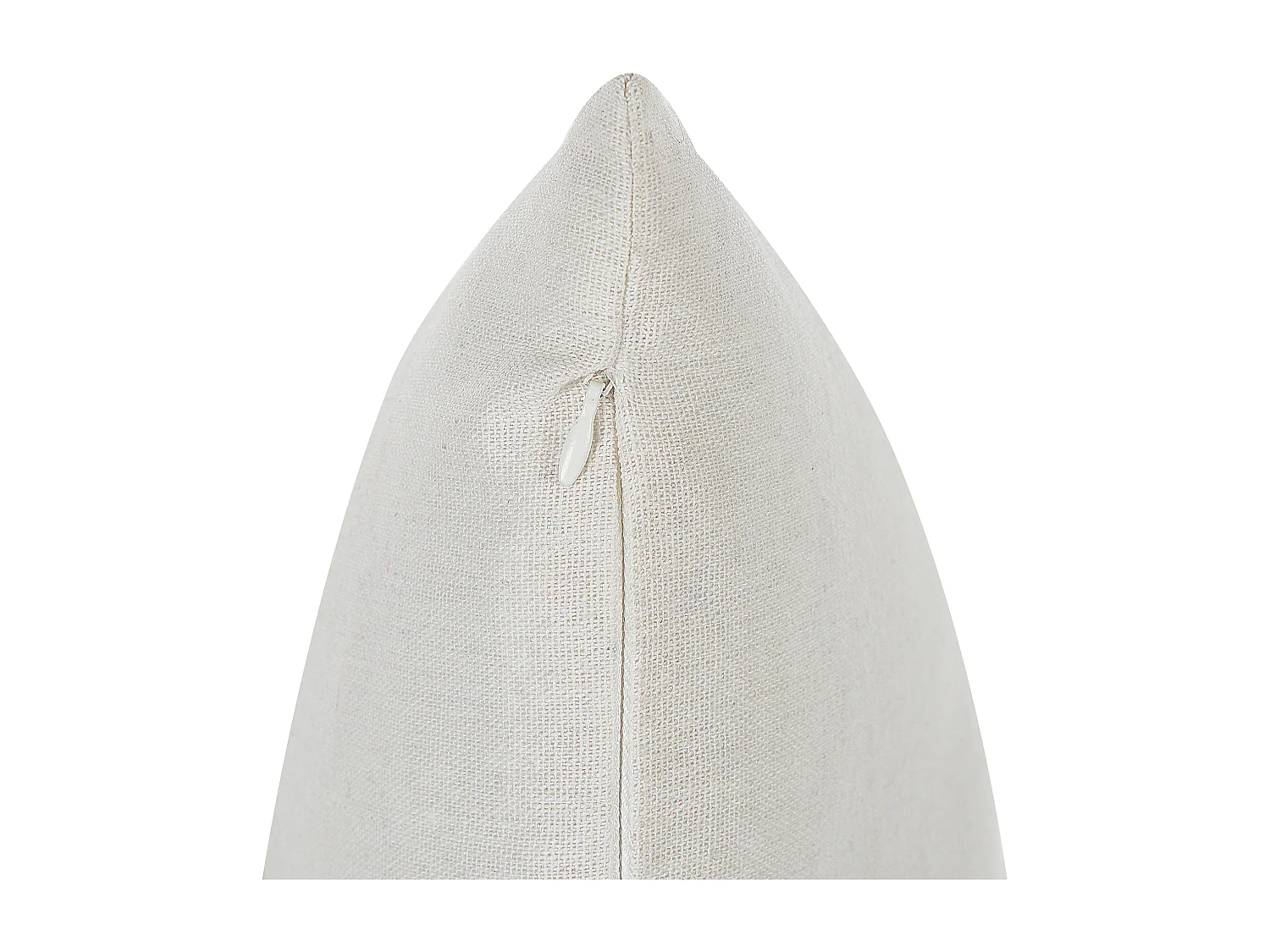 Zestaw 2 poduszek dekoracyjnych GOMPHRENA 45 x 45 cm Jasnobeżowy Wzór roślinny