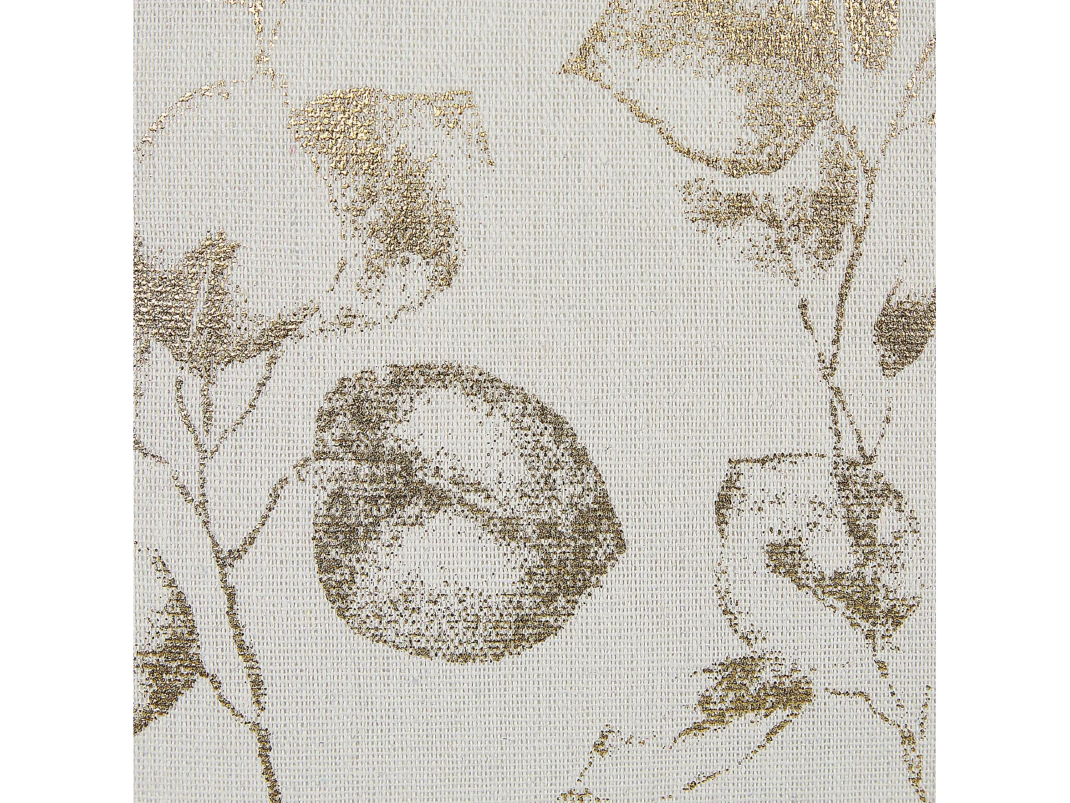 Zestaw 2 poduszek dekoracyjnych GOMPHRENA 45 x 45 cm Jasnobeżowy Wzór roślinny