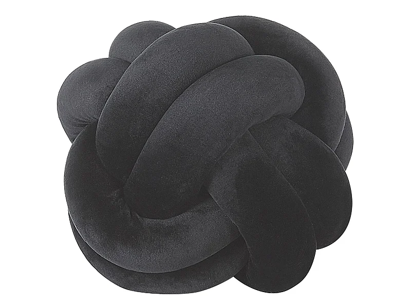 Sierkussen MALNI Fluweel 20 x 20 cm Zwart Effen