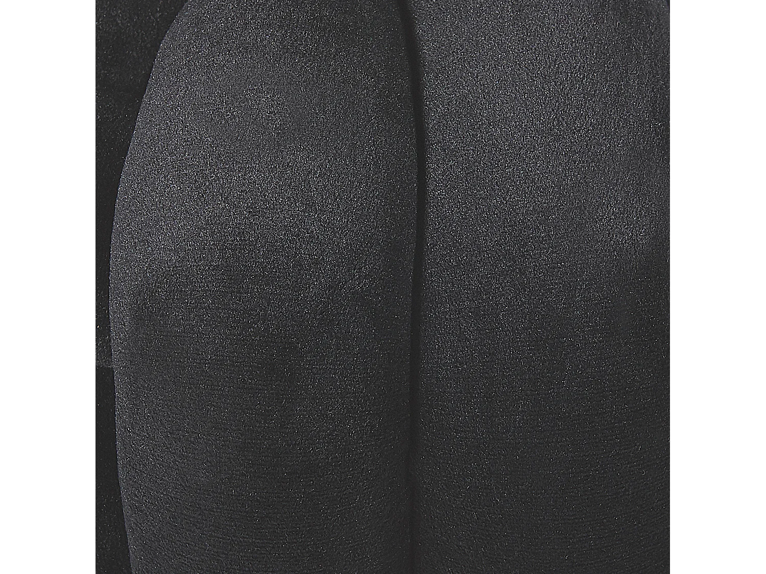 Modernes Knoten-Ball Dekokissen Samtstoff schwarz rund 20 x 20 cm Malni