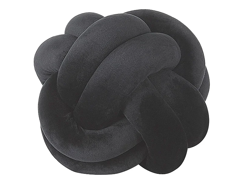 Almofada decorativa MALNI Veludo 20 x 20 cm Preto Sólido