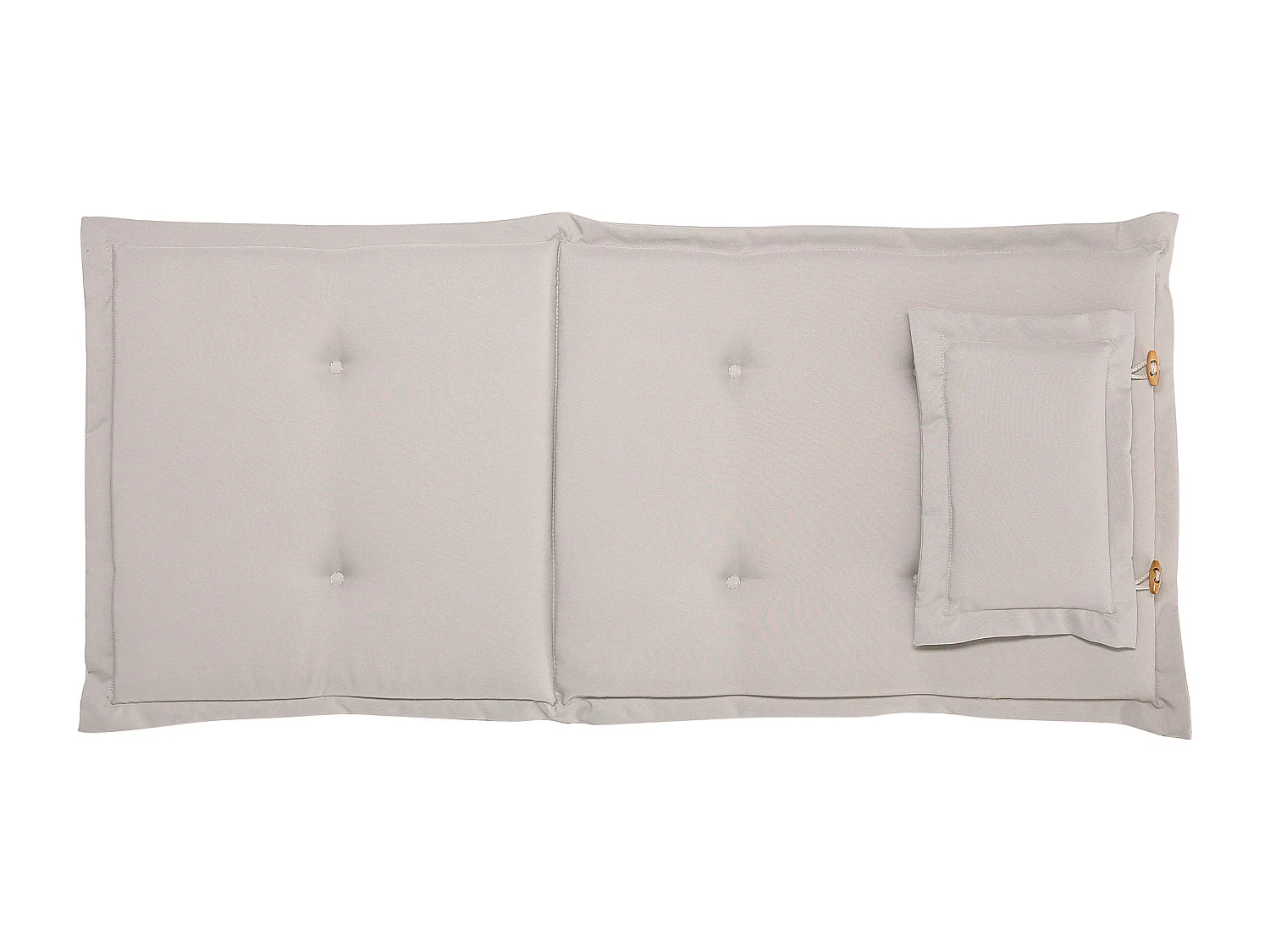 Conjunto de 2 almofadas de encosto/assento MAUI 40 x 54 cm Taupe