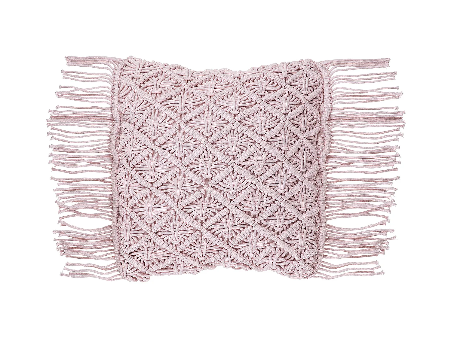 Coussin YANIKLAR Coton 40 x 40 cm Rose Motif géométrique