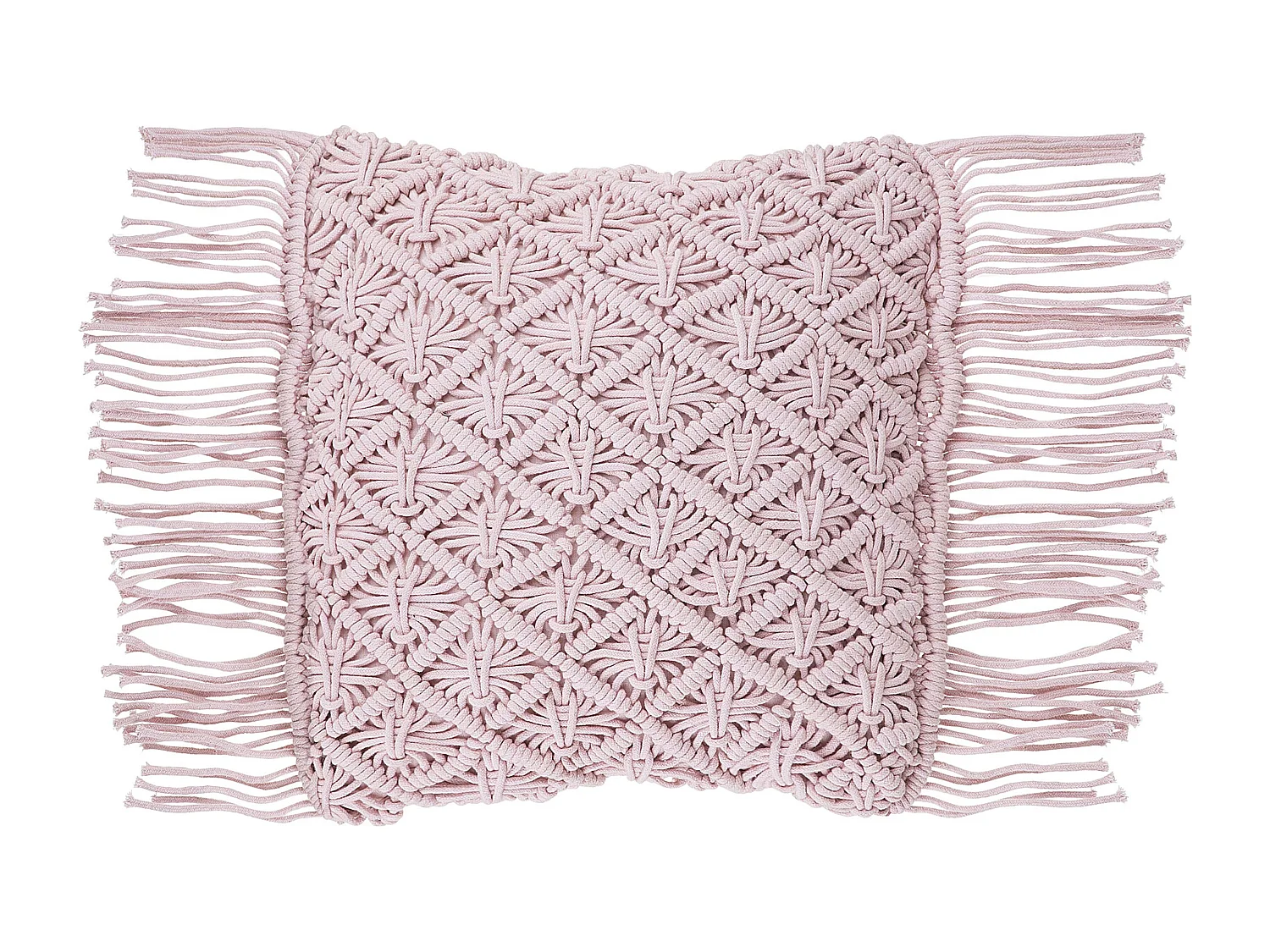 Cojín decorativo YANIKLAR Algodón 40 x 40 cm Rosa Patrón geométrico