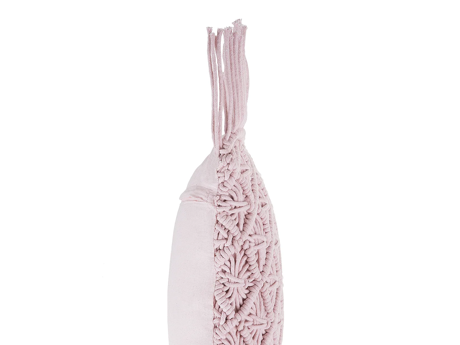 Throw Cushion YANIKLAR Cotton 40 x 40 cm Pink Geometric Pattern