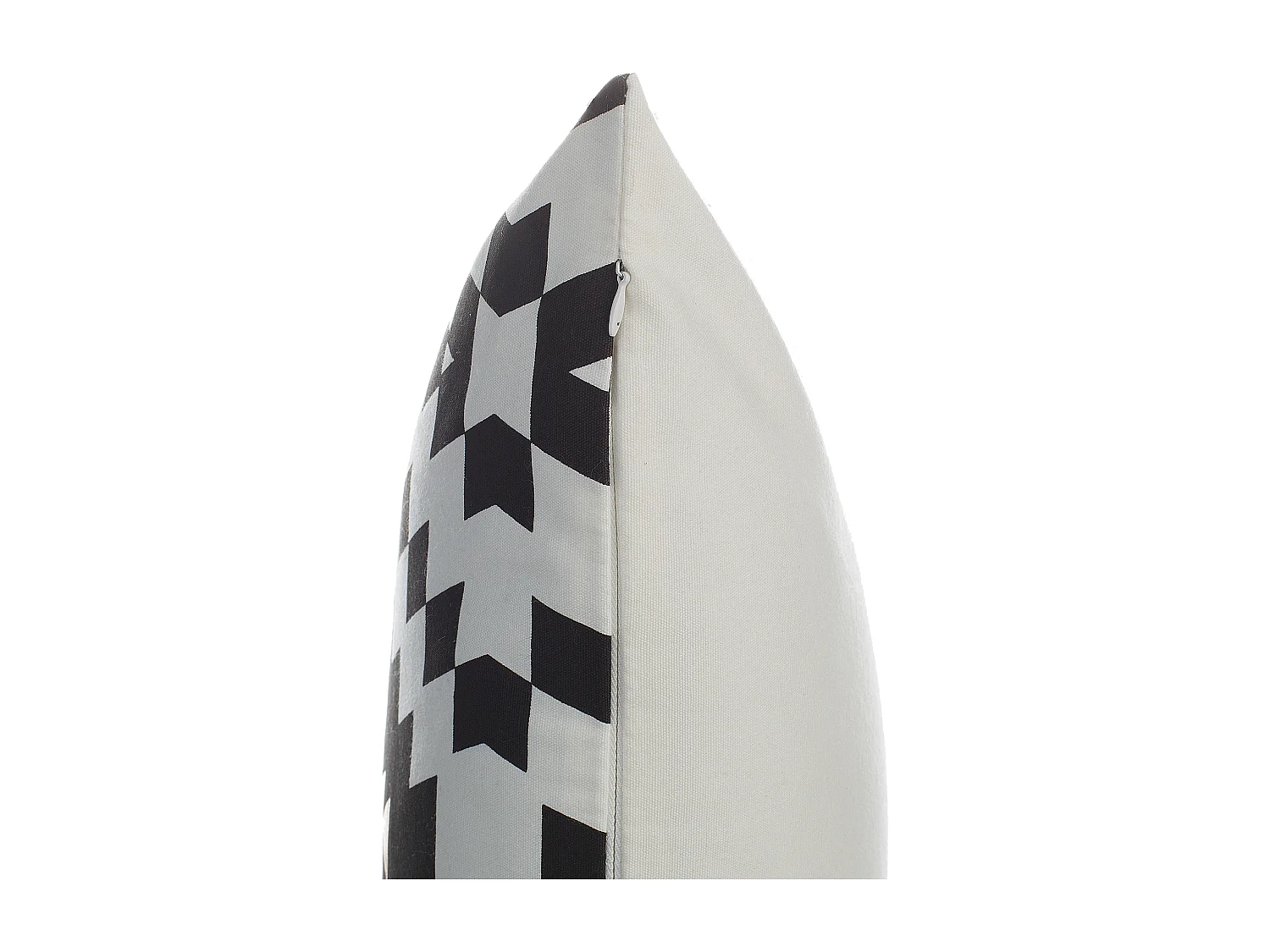 Set van 2 decoratieve kussens COLEUS Katoen 45 x 45 cm Zwart Geometrisch patroon