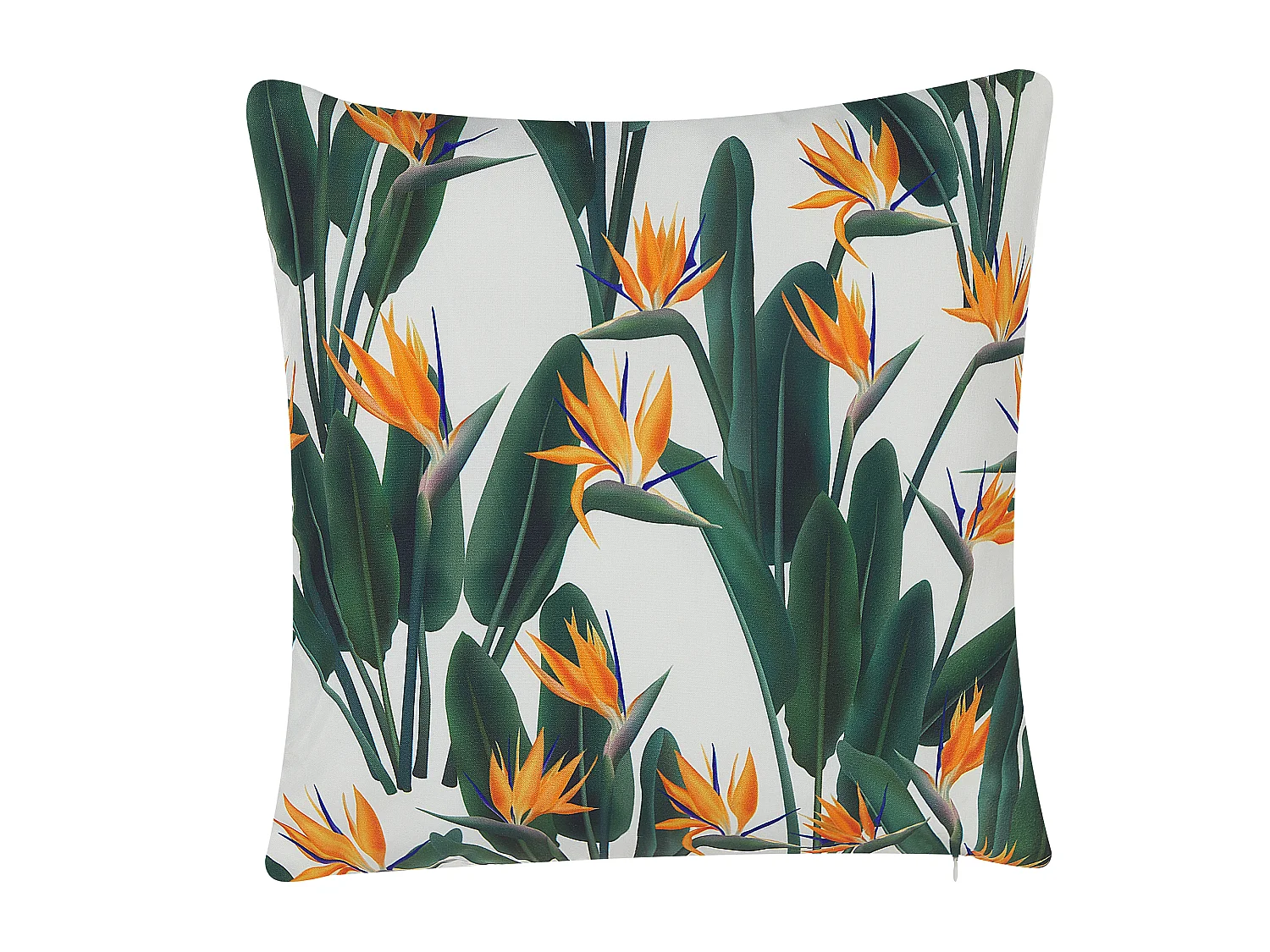 Conjunto de 2 almofadas de jardim TSOTYLI Padrão floral 45 x 45 cm Verde