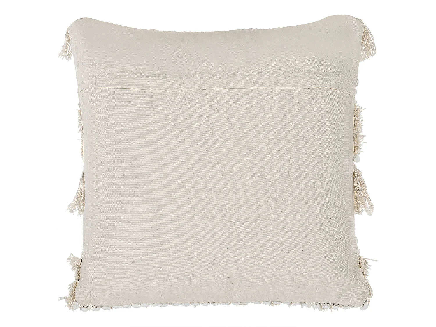Set of 2 Decorative Cushions VILLUR Cotton 45 x 45 cm Beige Striped