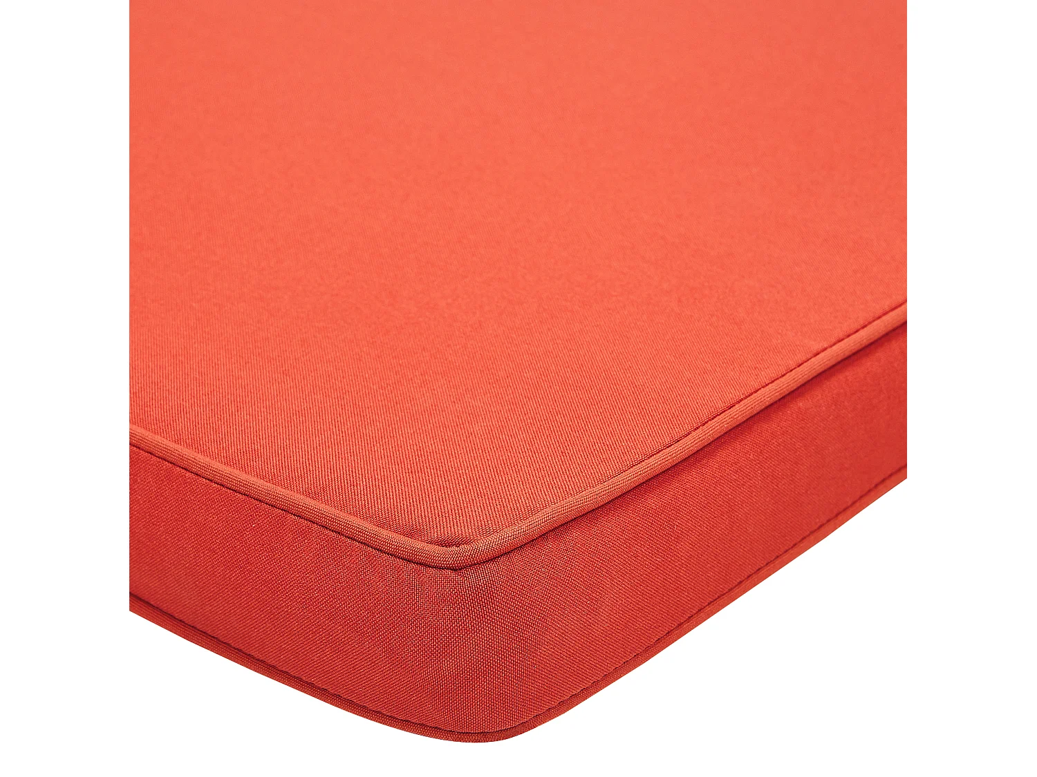 Moderne Auflage für Gartenbank 120cm rot mit Befestigungsband Vivara