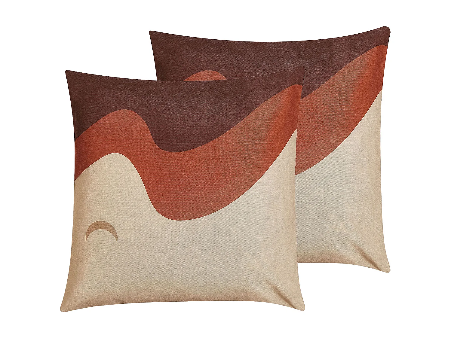 Set van 2 decoratieve kussens FESTUCA 45 x 45 cm Multicolor Abstract patroon