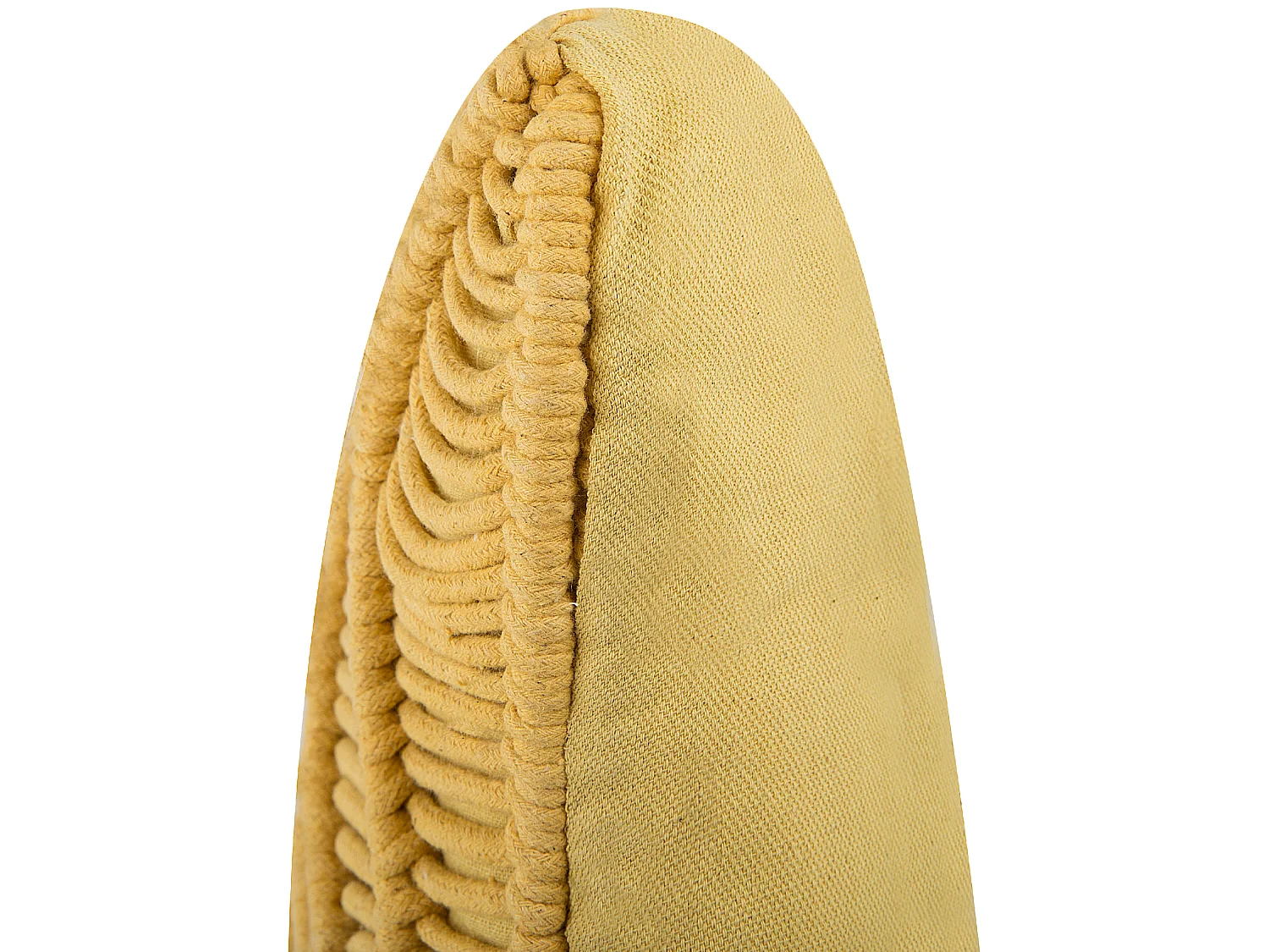 Set van 2 decoratieve kussens KIRIS Katoen 30 x 50 cm Geel Geometrisch patroon