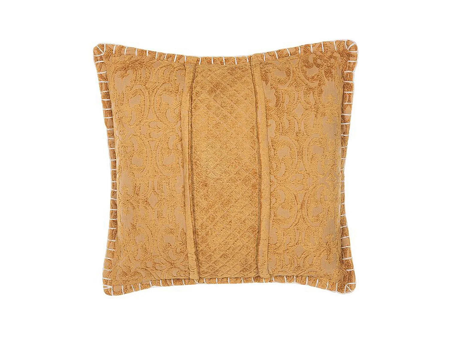 Coussin KAVALAM 45 x 45 cm Moutarde Unicolore