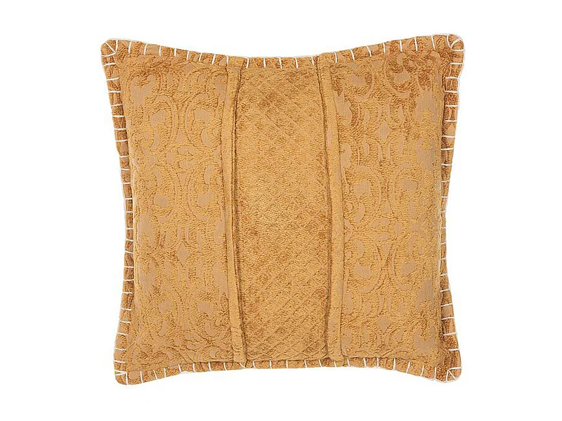 Coussin KAVALAM 45 x 45 cm Moutarde Unicolore