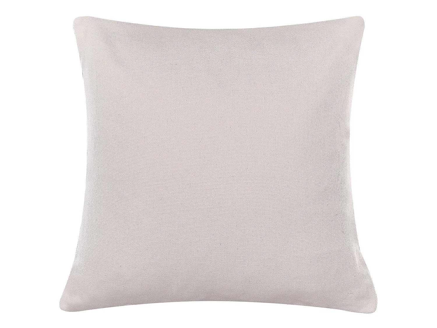 Lot de 2 coussins décoratifs tête de lapin gris / rose 45 x 45 cm TULIPA