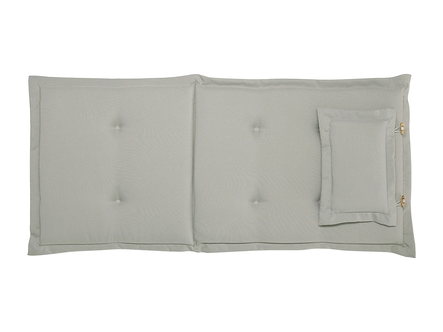 Lot de 6 coussins de jardin JAVA/AMANTEA 50 x 70 cm Taupe